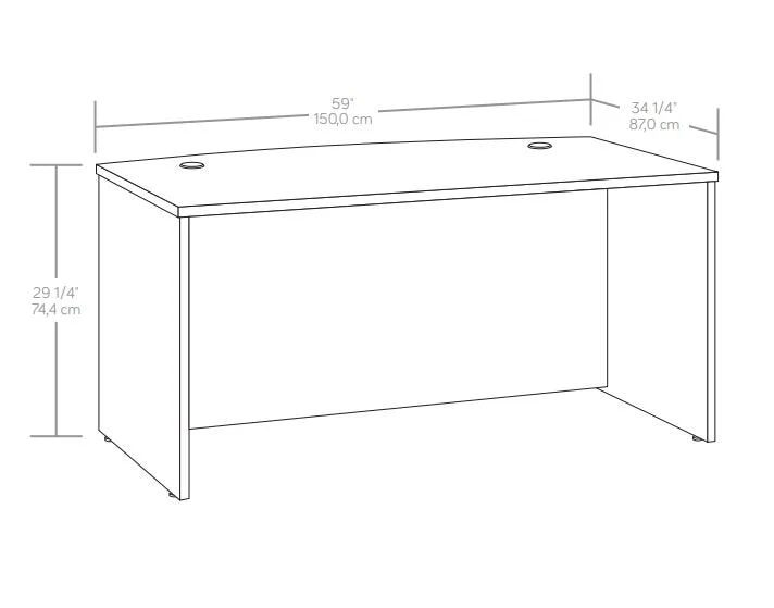 Sentinel Commercial Grade 60" x 36" Desk - Classic Cherry - Image 8