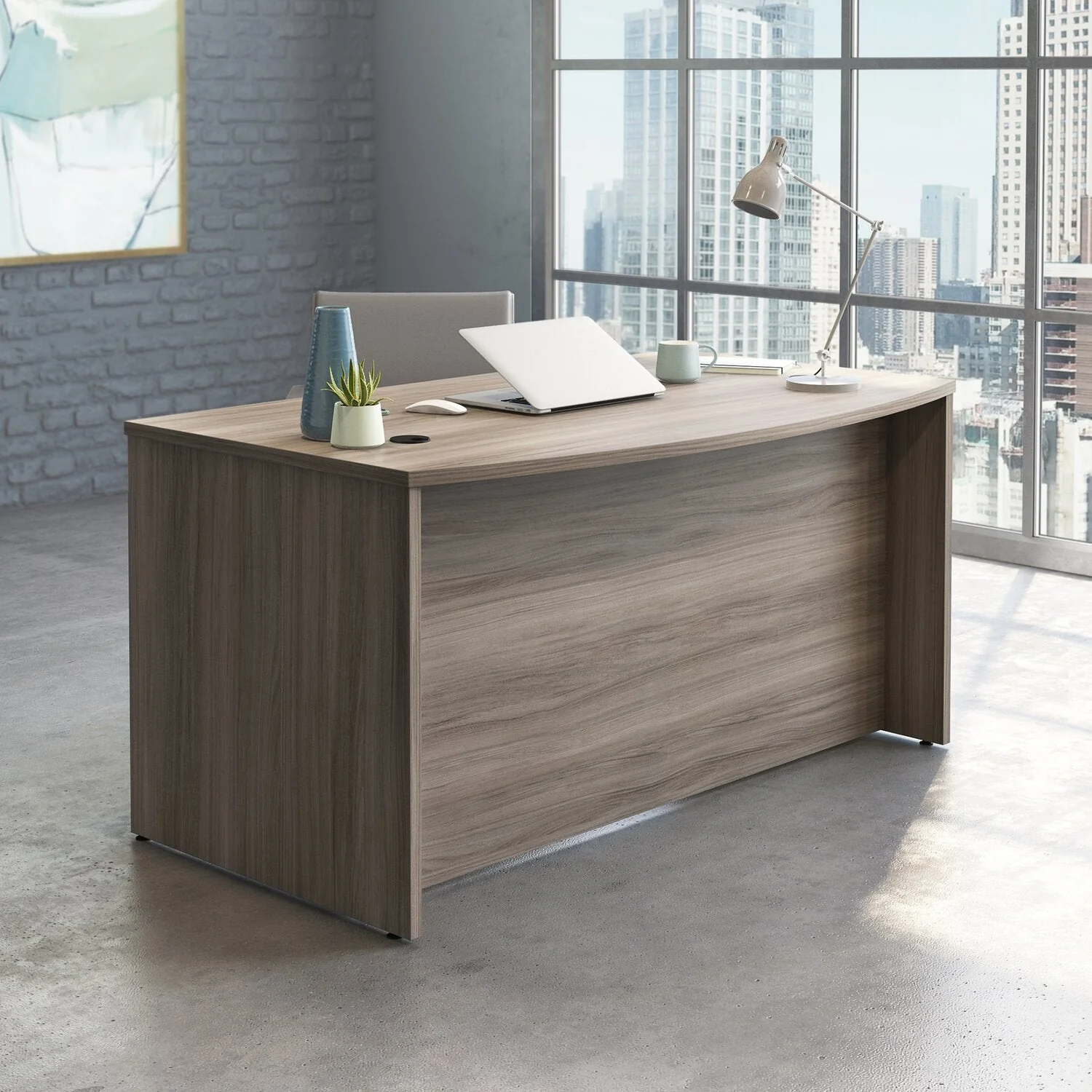 Sentinel Commercial Grade 60" x 36" Desk - Hudson Elm - Image 5