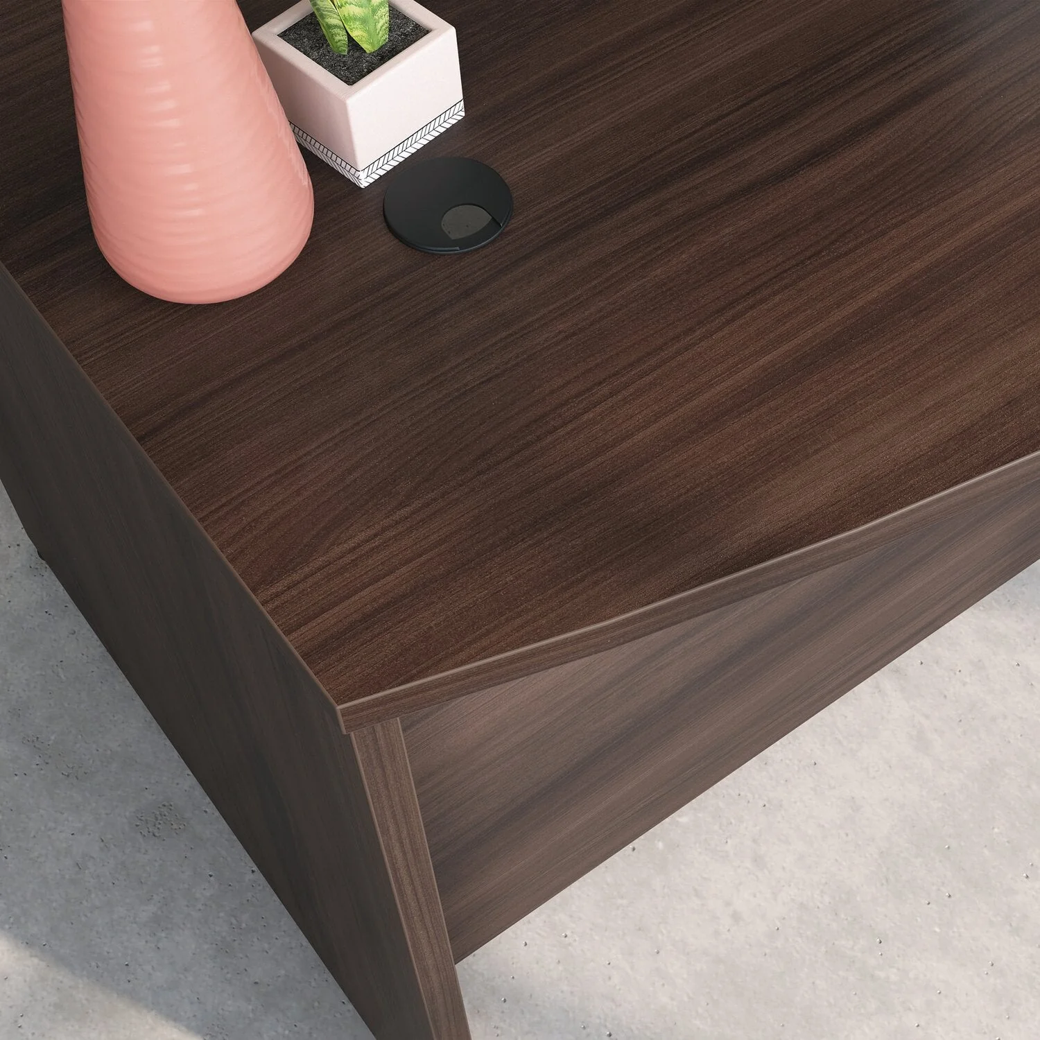 Sentinel Commercial Grade 60" x 36" Desk - Noble Elm - Image 8
