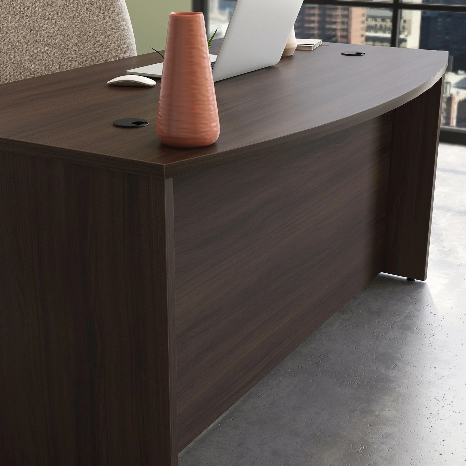 Sentinel Commercial Grade 60" x 36" Desk - Noble Elm - Image 9