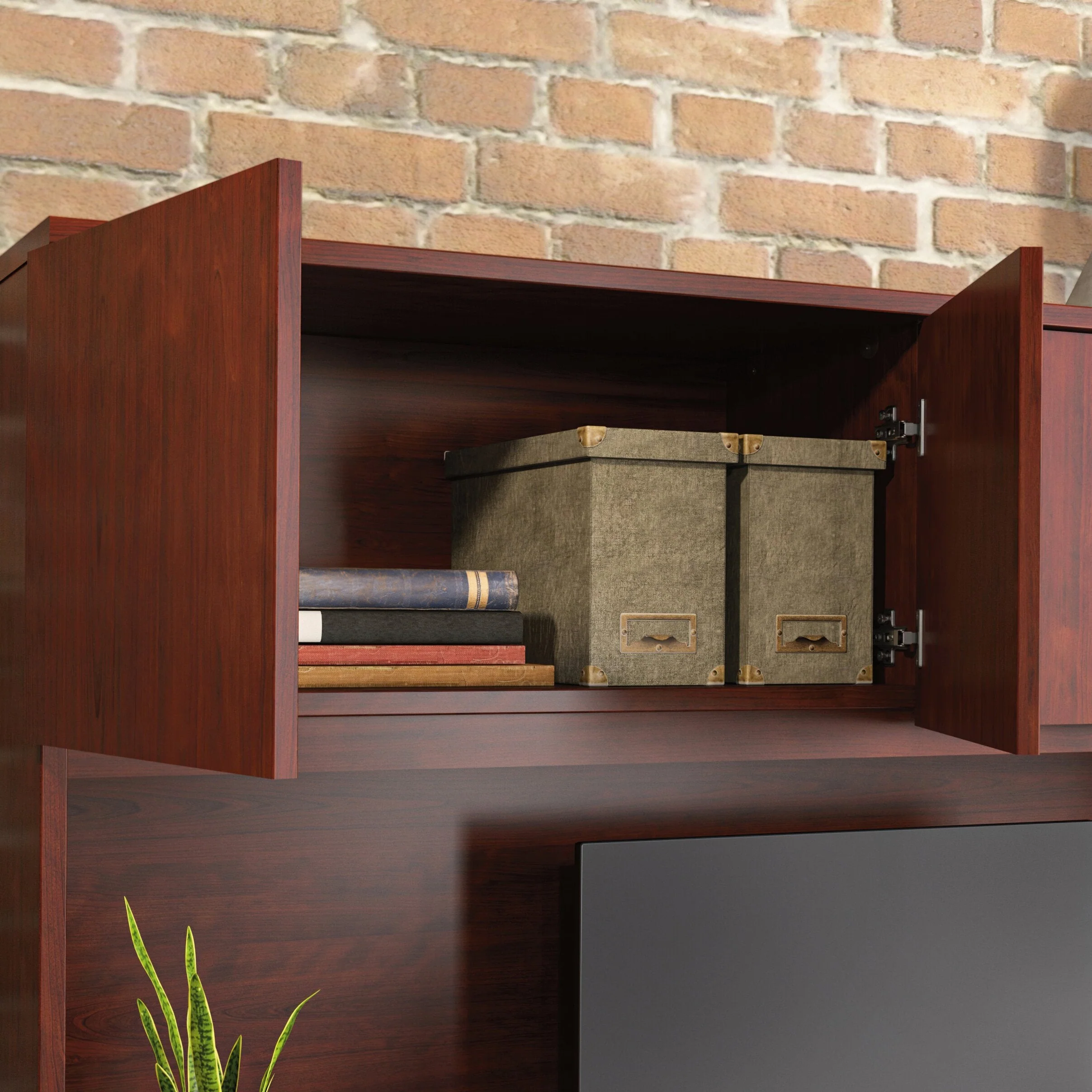 Sentinel Commercial Grade 60" x 36" Hutch - Classic Cherry - Image 6