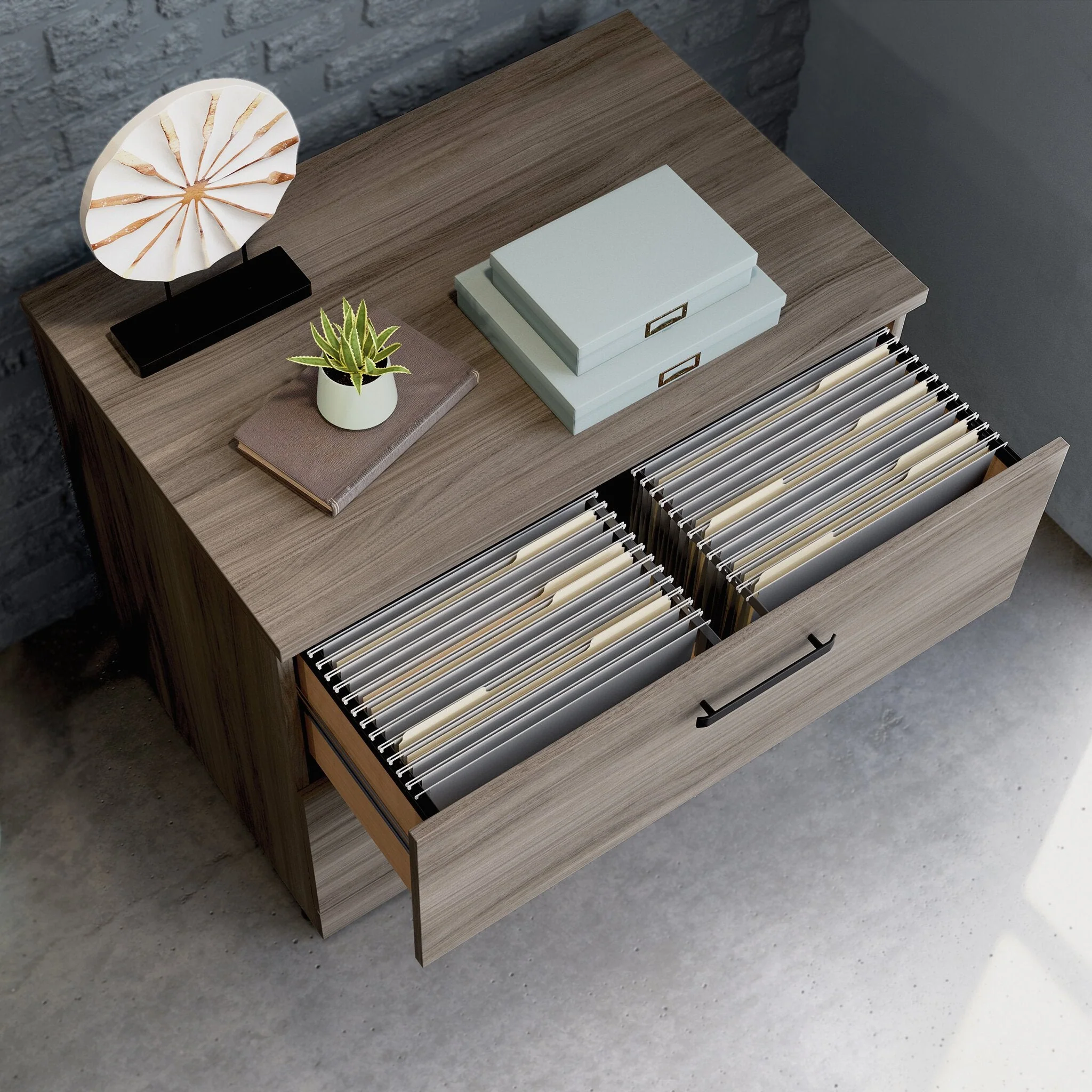Sentinel Commercial Grade Lateral Filing Cabinet - Hudson Elm - Image 6