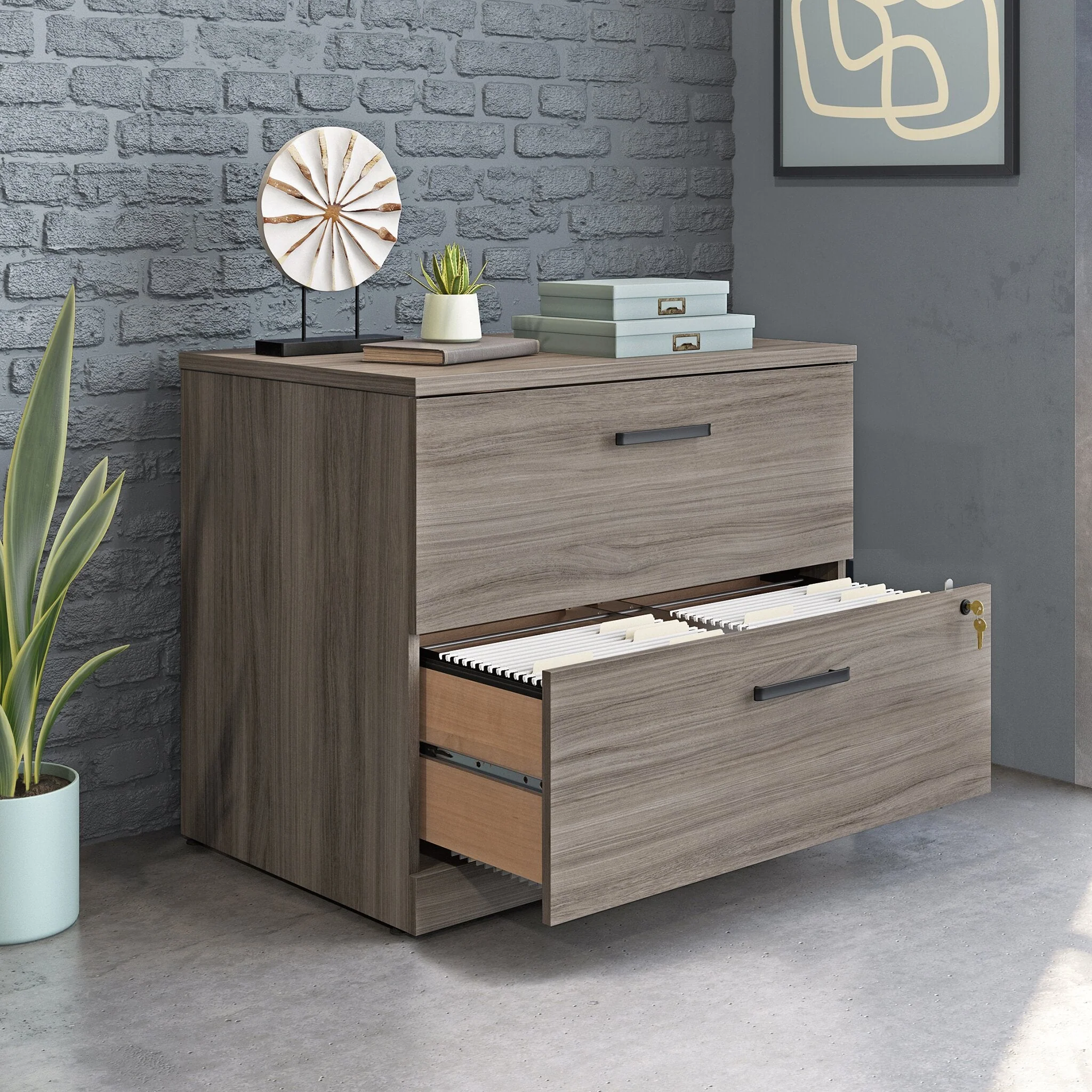 Sentinel Commercial Grade Lateral Filing Cabinet - Hudson Elm - Image 7