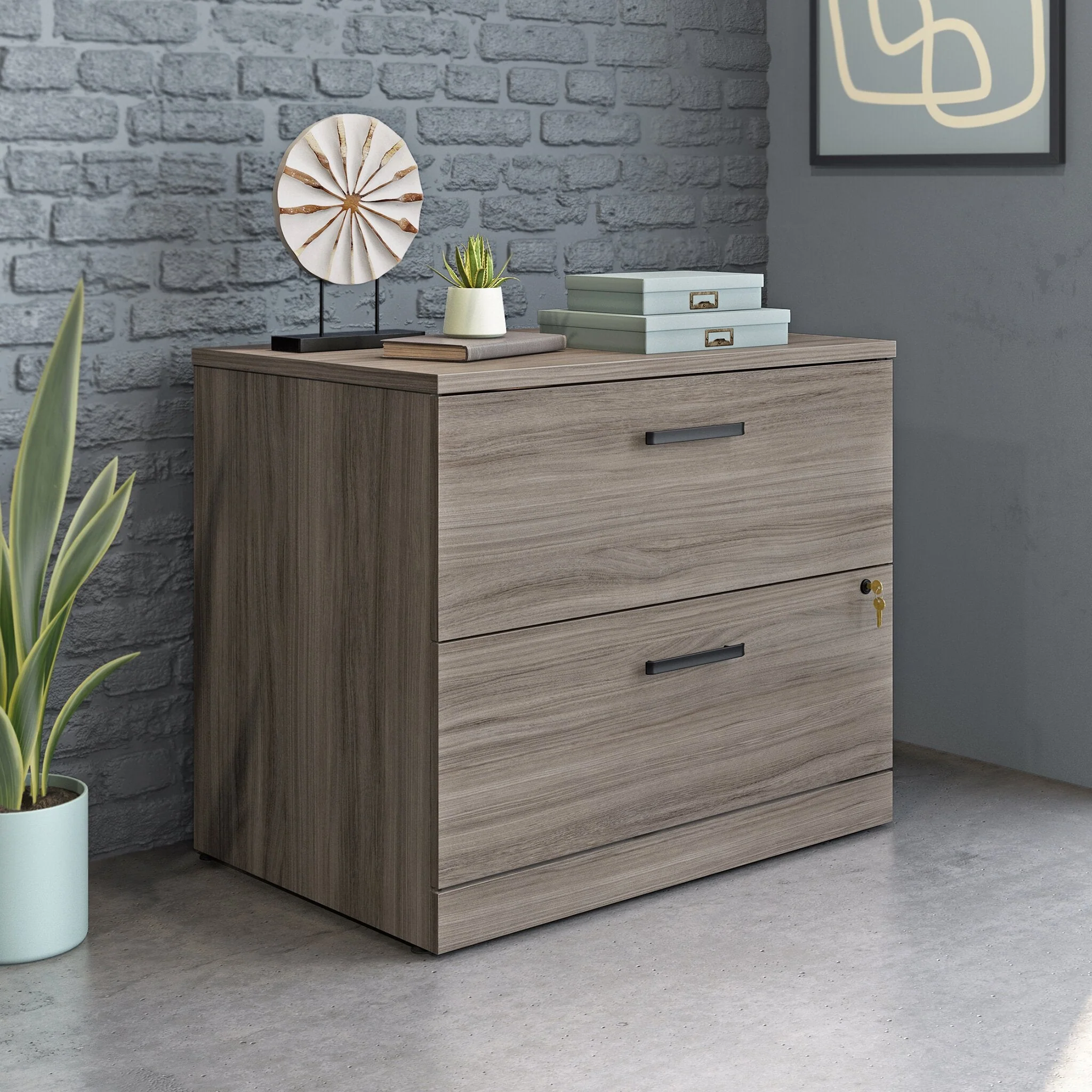 Sentinel Commercial Grade Lateral Filing Cabinet - Hudson Elm - Image 8