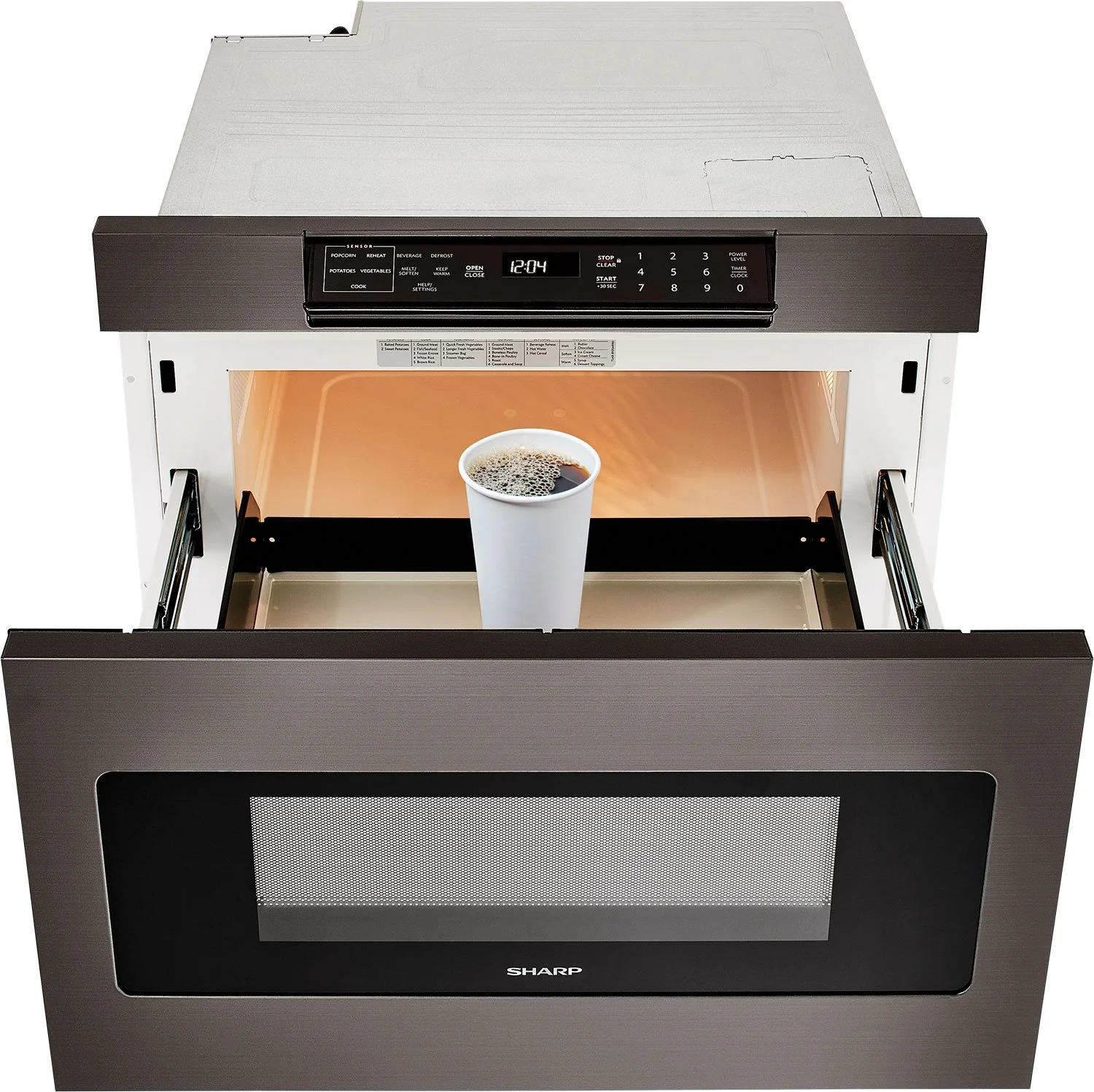 Sharp 24" 1.2 Cu. Ft. 1,000-Watt Microwave Drawer® Oven - SMD2477AHC - Image 3