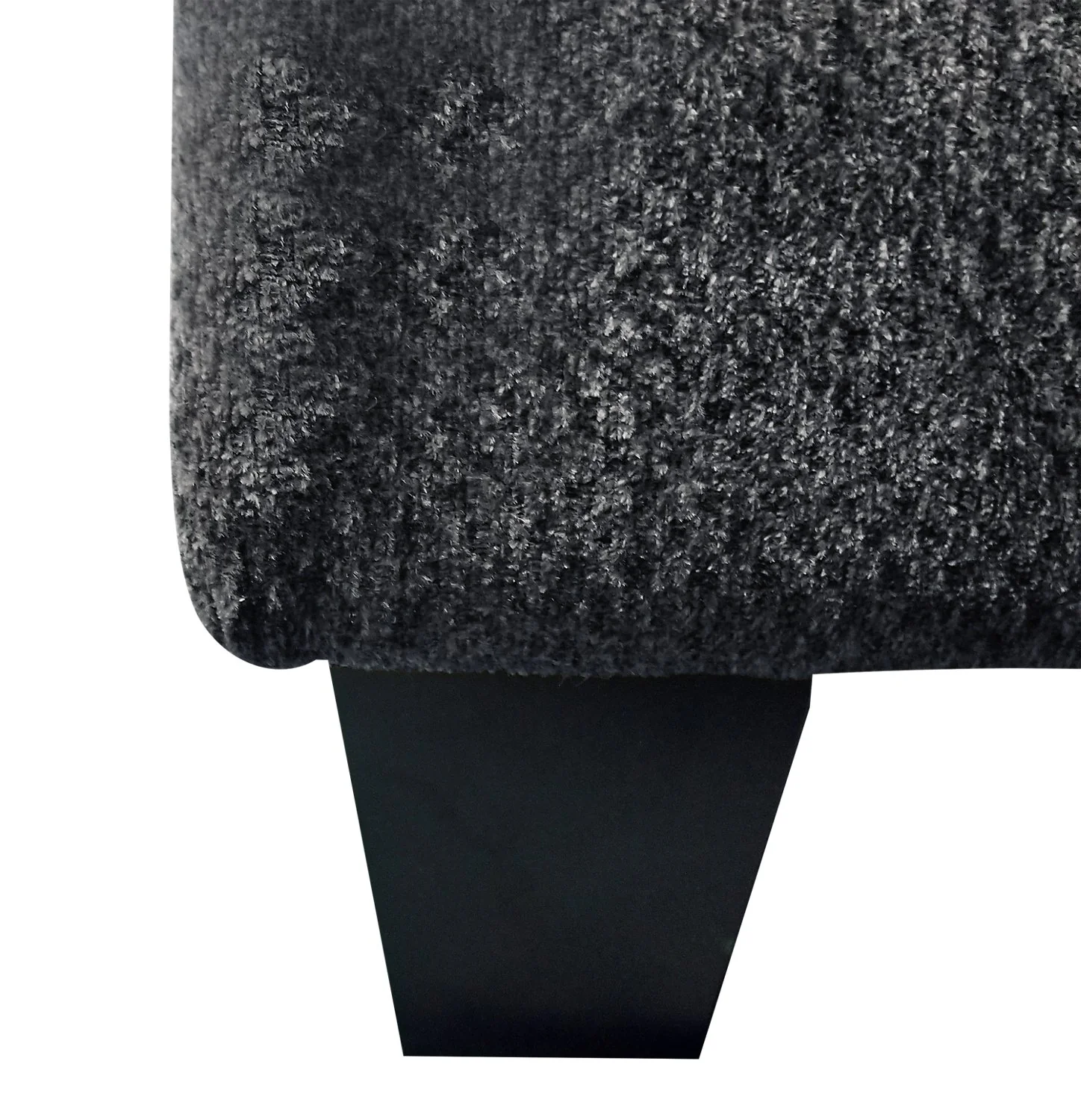 Sherwood Chenille Queen-Size Sofa Bed - Charcoal - Image 6