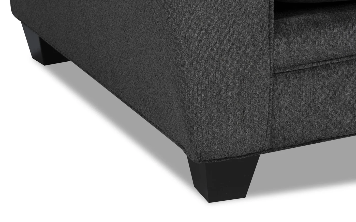 Sherwood Chenille Sofa - Charcoal - Image 4