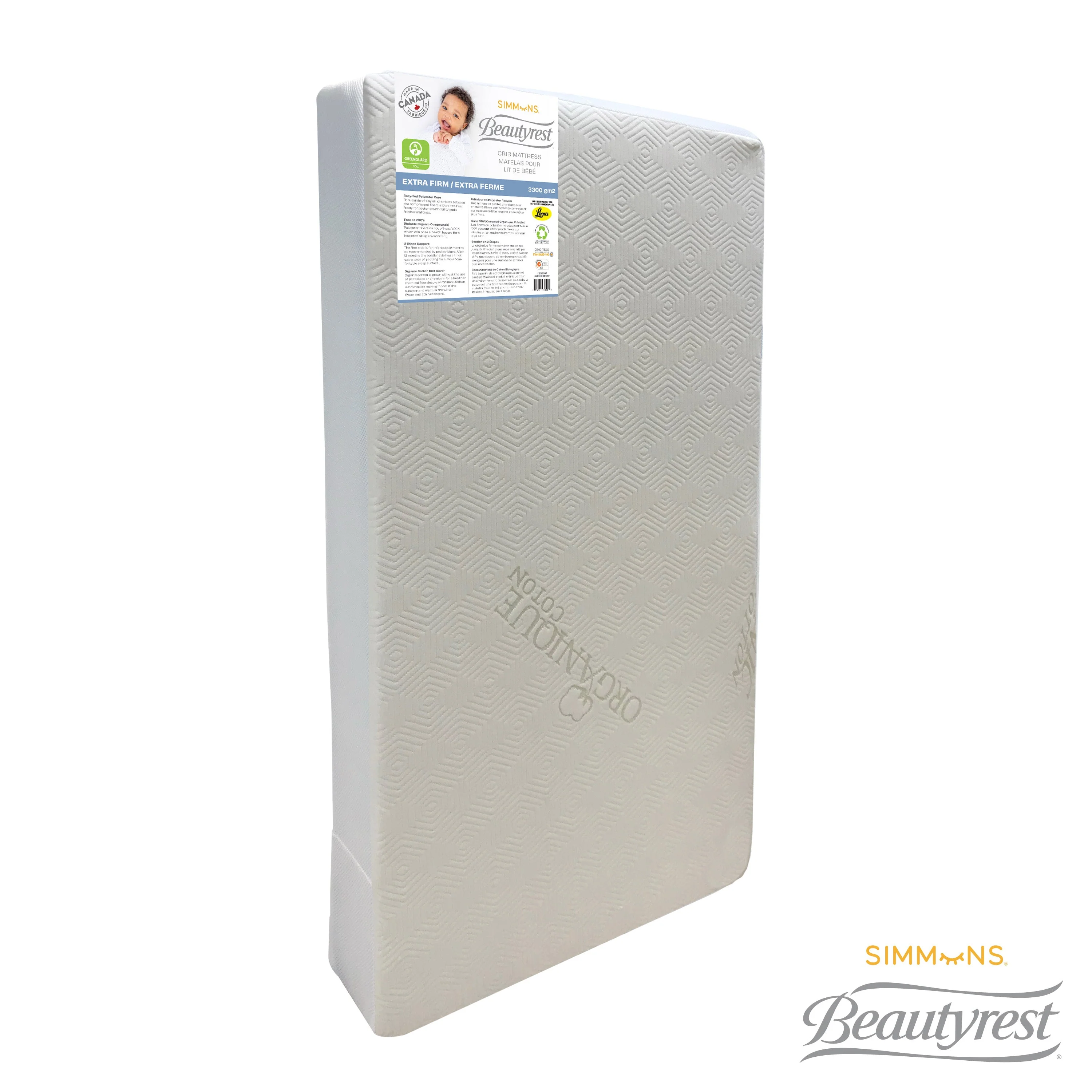 Simmons Beautyrest Extra Firm Crib Mattress - Image 2