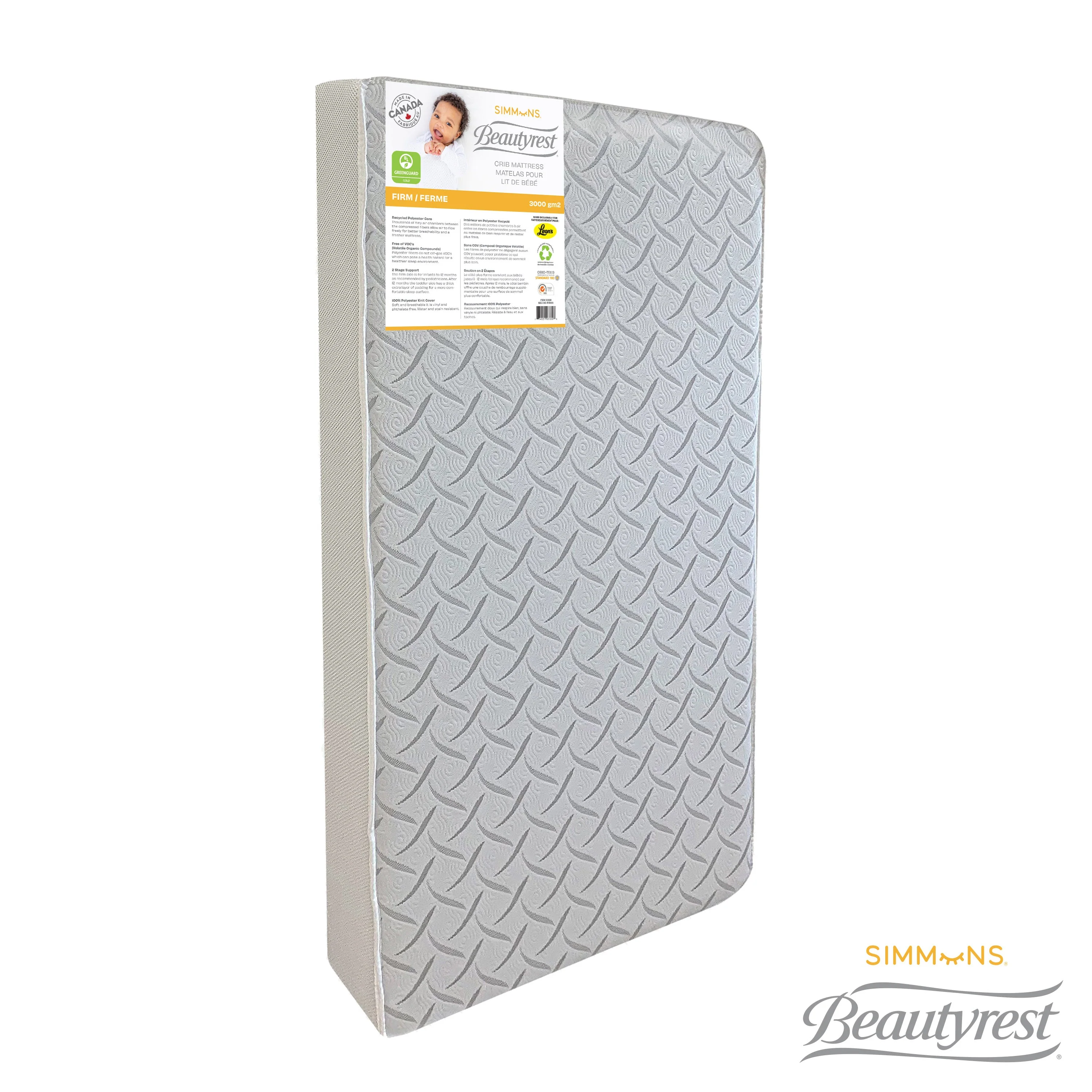 Simmons Beautyrest Firm Crib Mattress - Image 2