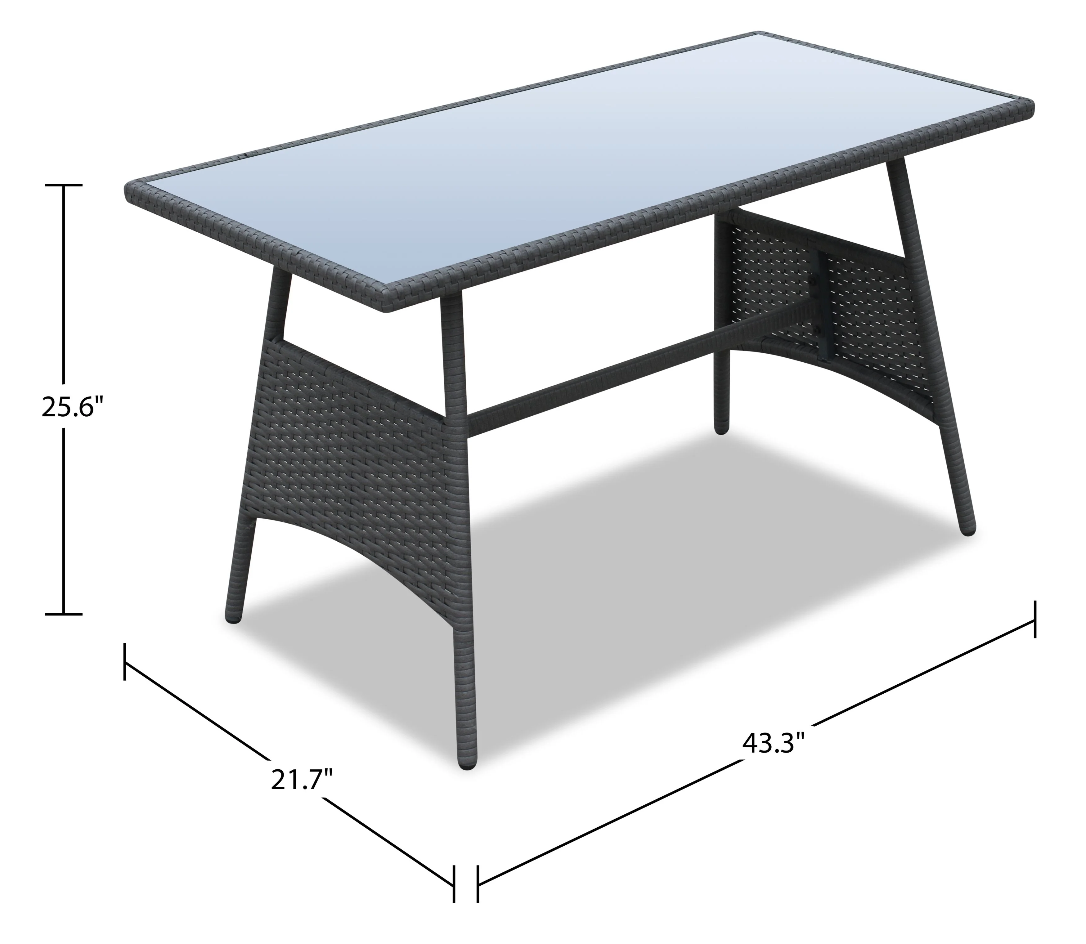 Singapore 4-Piece Conversation Set - Blue - Image 12