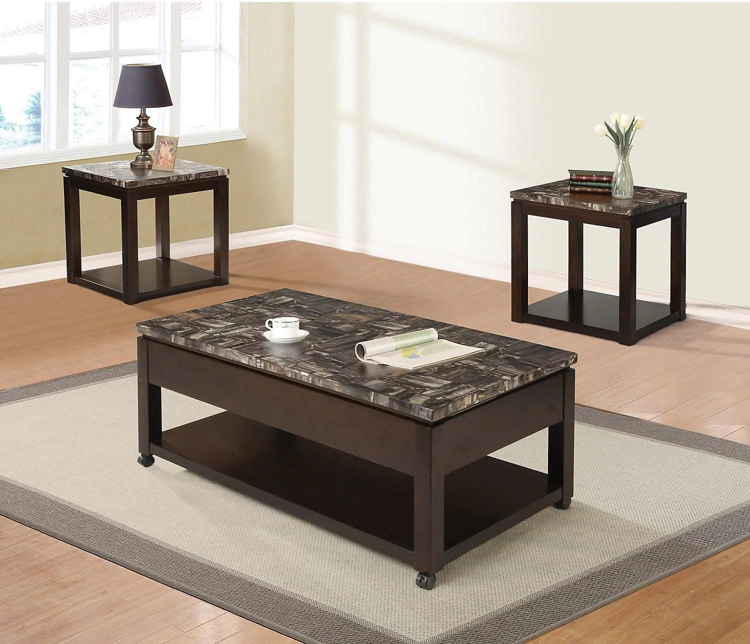 Sittingbourne End Table - Deep Chocolate - Image 2