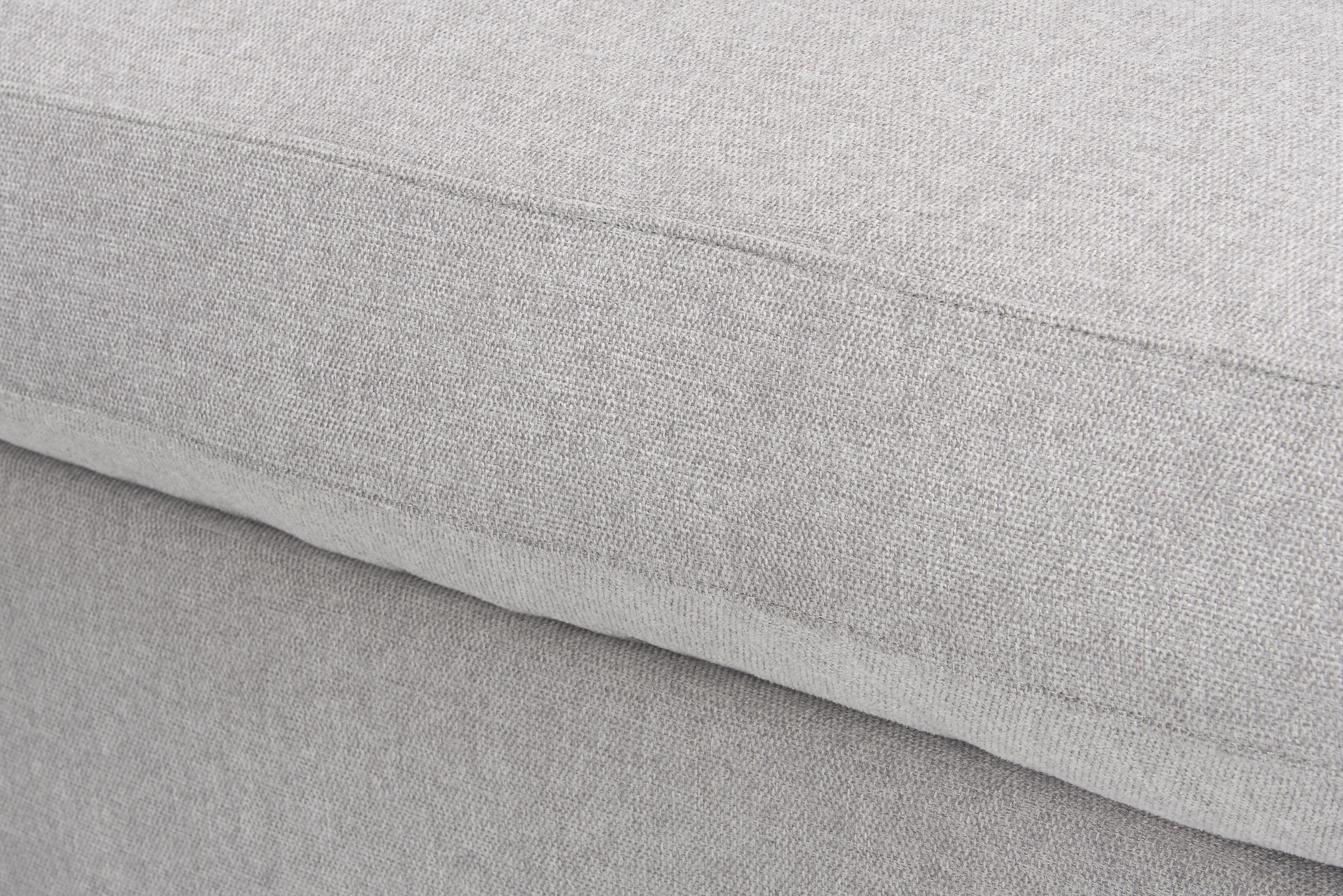 Skye Linen-Look Fabric 5-Piece Modular Sectional with 3 Corner Chairs - Light Grey - Image 6