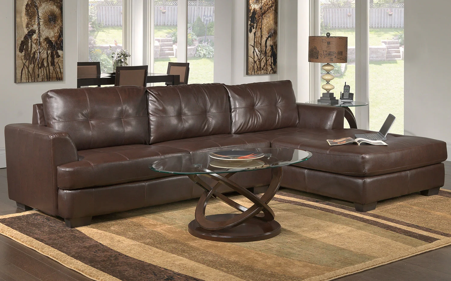 Stark Coffee Table - Brown Cherry - Image 3
