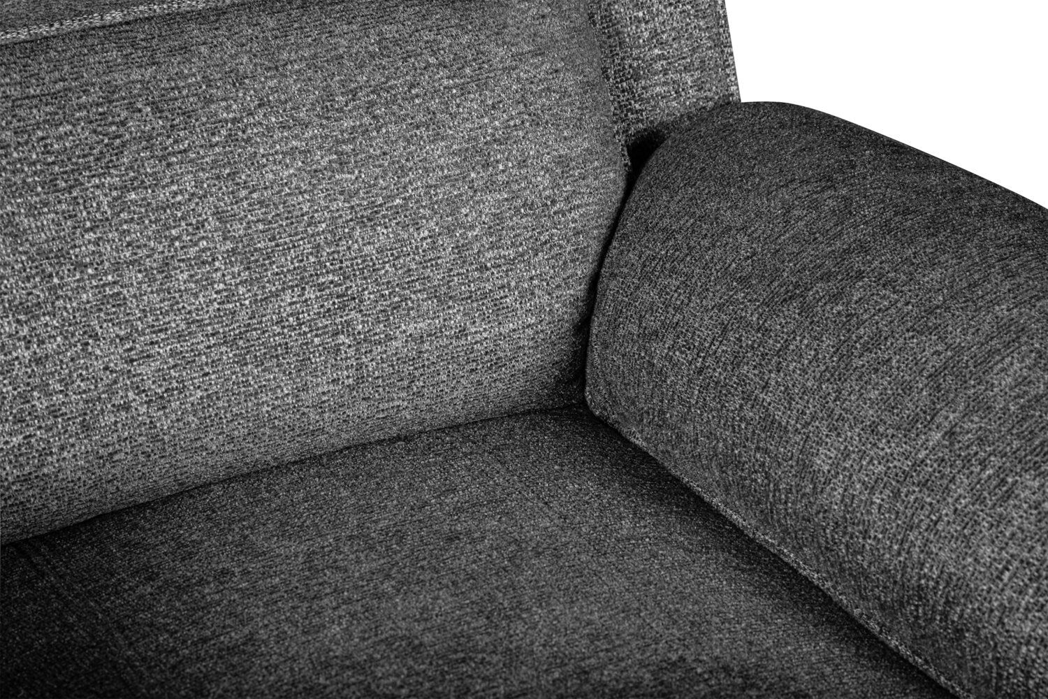 Stephen Chenille Power Recliner - Grey - Image 5