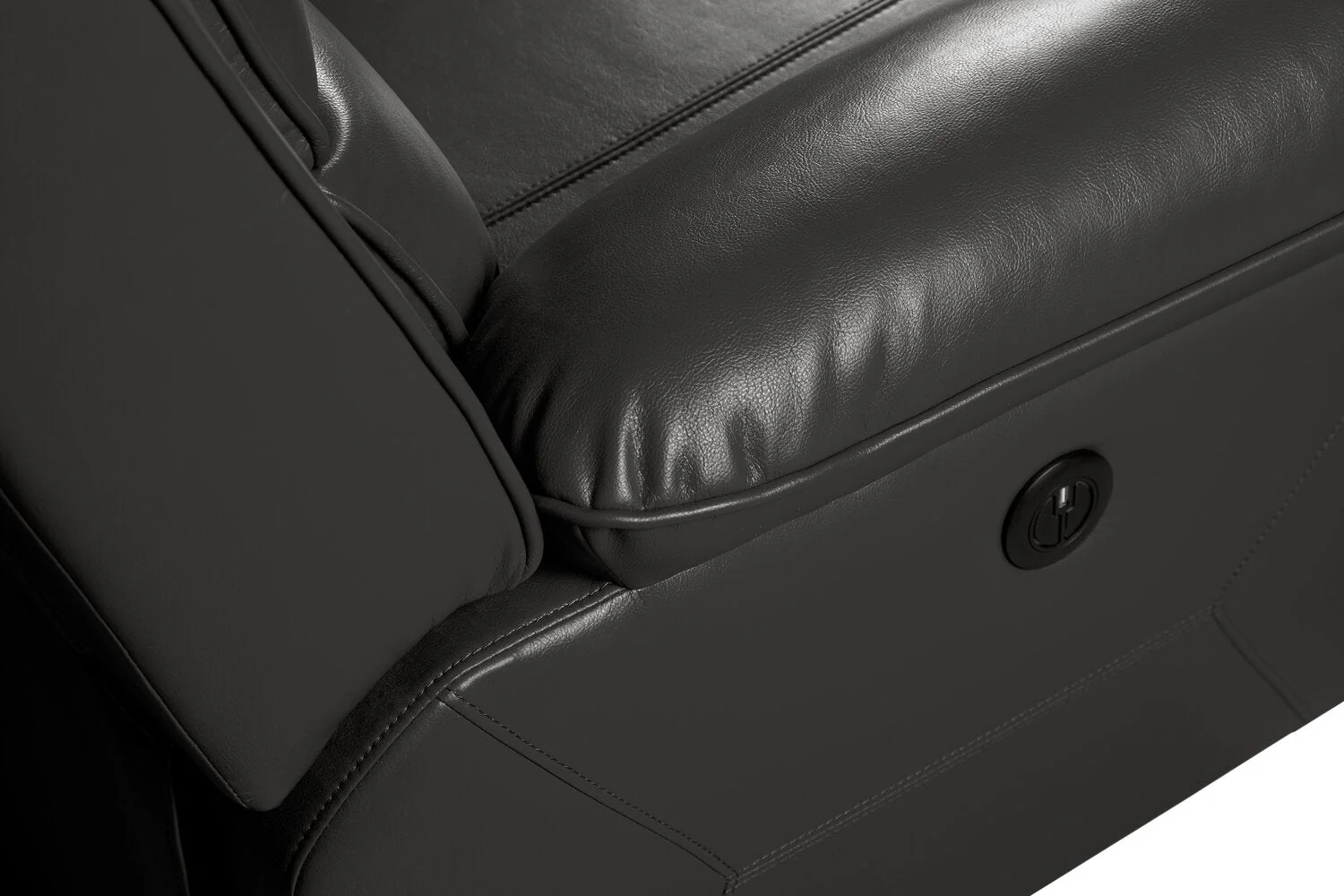 Stephen Leath-Aire Power Reclining Sofa - Grey - Image 6
