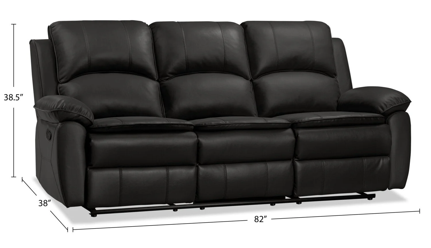 Stephen Leath-Aire Reclining Sofa - Grey - Image 11