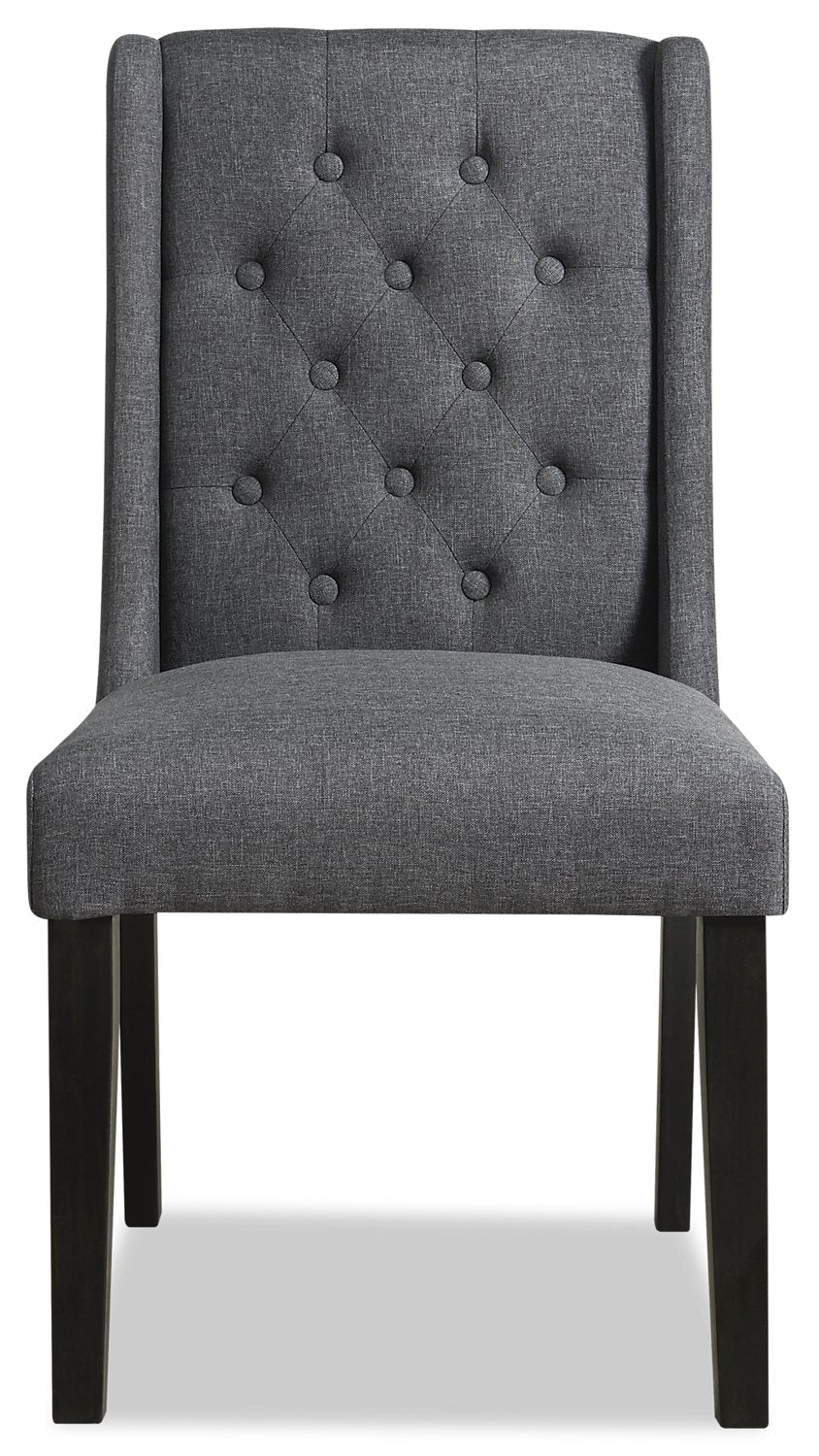 Stong Wingback Dining Chair - Grey - Image 2