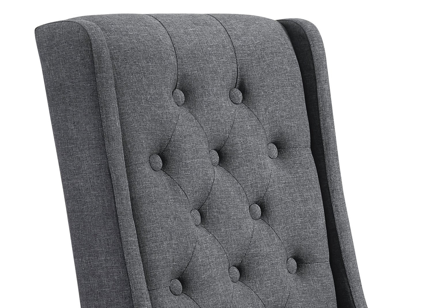Stong Wingback Dining Chair - Grey - Image 8