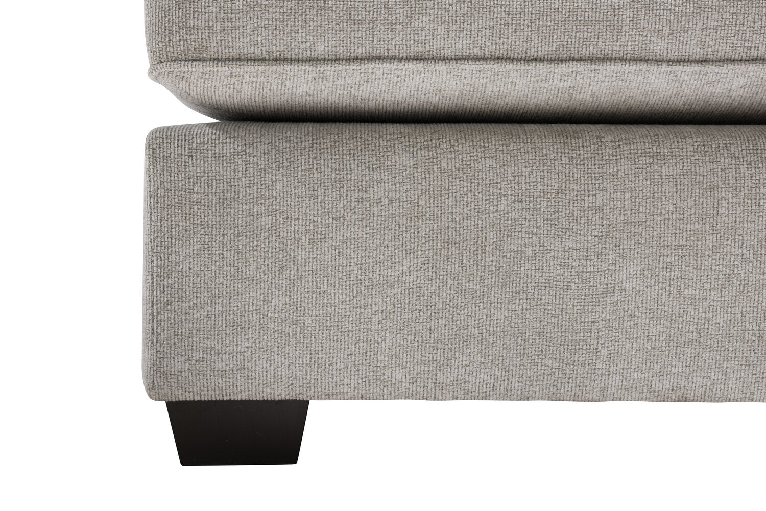 Stratford 2-Piece Brushed Linen-Look Fabric Left-Facing Sectional - Beige - Image 5