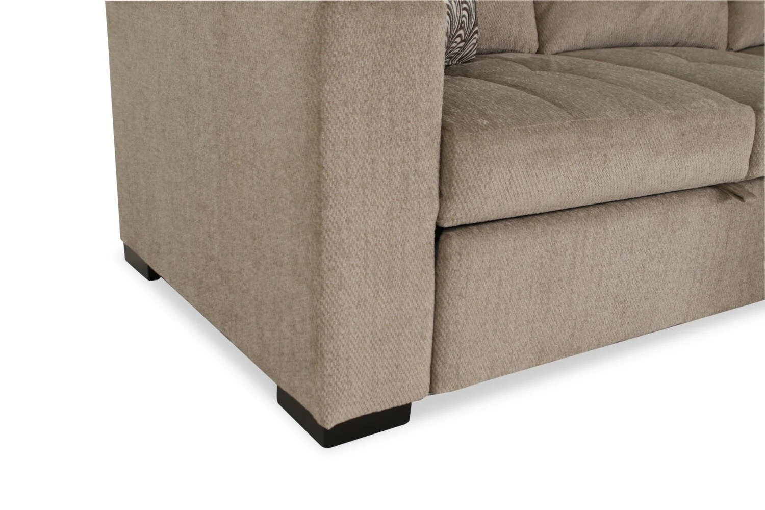 Tales 2-Piece Right-Facing Chenille Sleeper Sectional Sofa - Platinum - Image 13