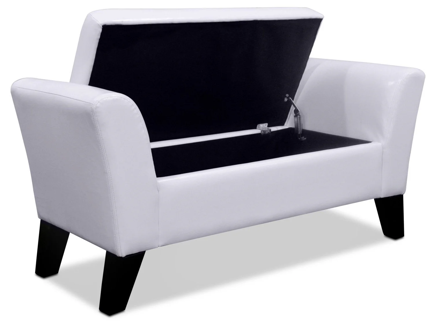 Tarbert Storage Ottoman - White - Image 3