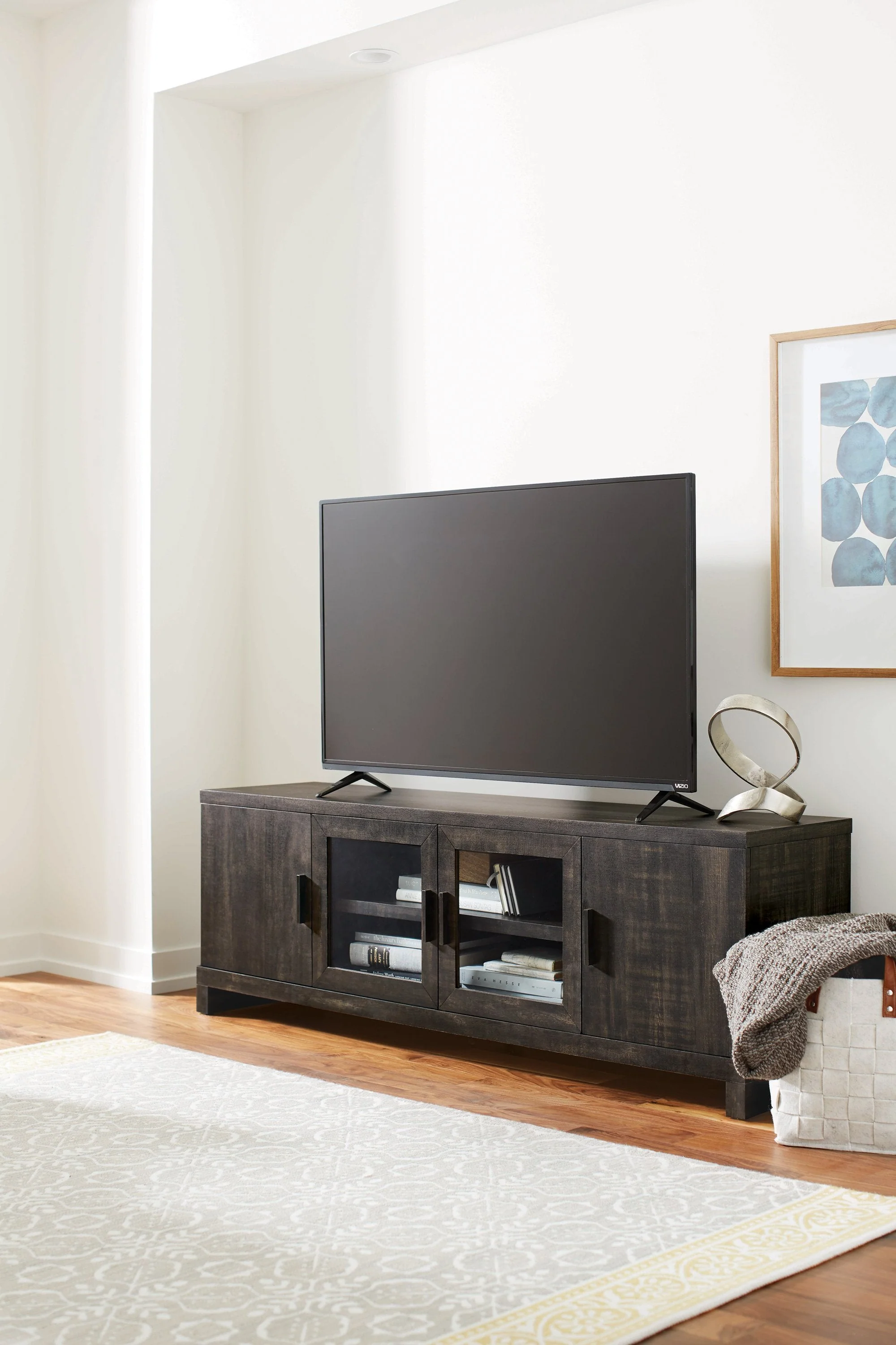 Thompson 65" TV Stand - Charcoal - Image 3