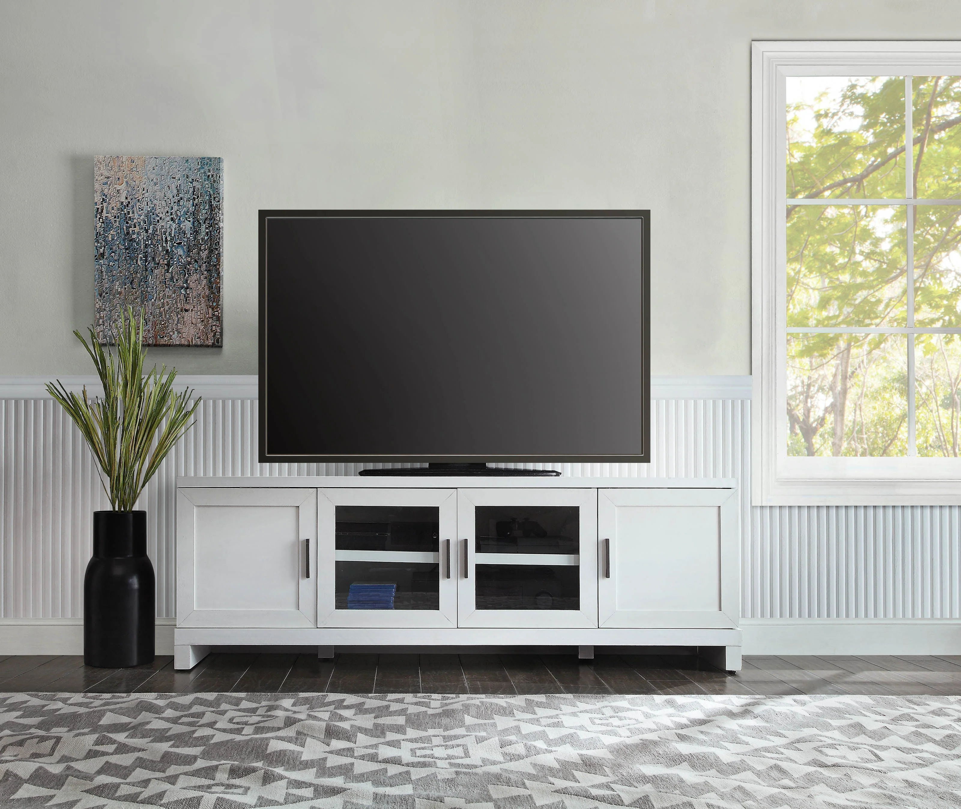 Thompson 65" TV Stand - White - Image 2