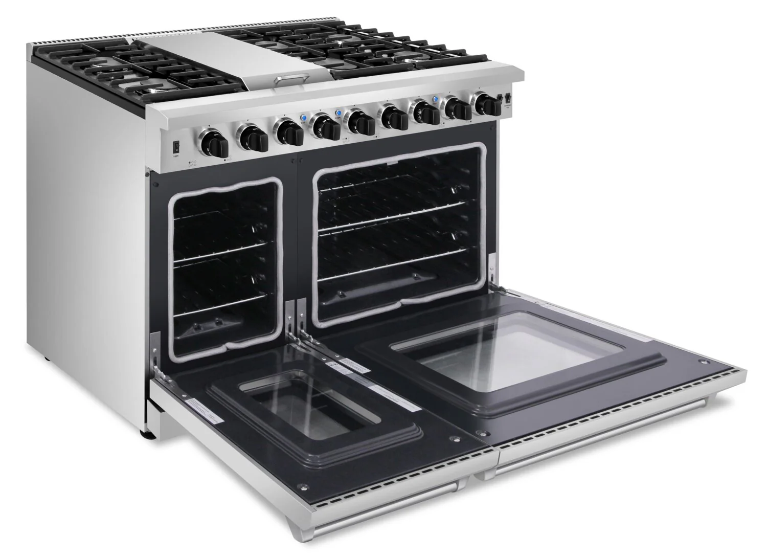 Thor Kitchen 6.8 Cu. Ft. Six-Burner Professional Gas Range - LRG4807U-SS - Image 4