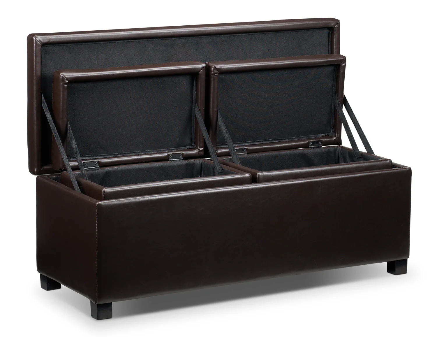 Tobin Ottoman - Chocolate - Image 3