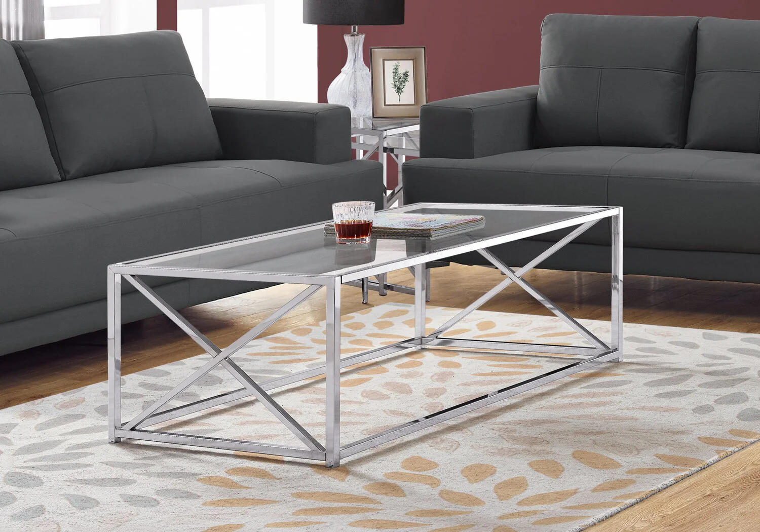 Turnhout Coffee Table - Chrome - Image 3