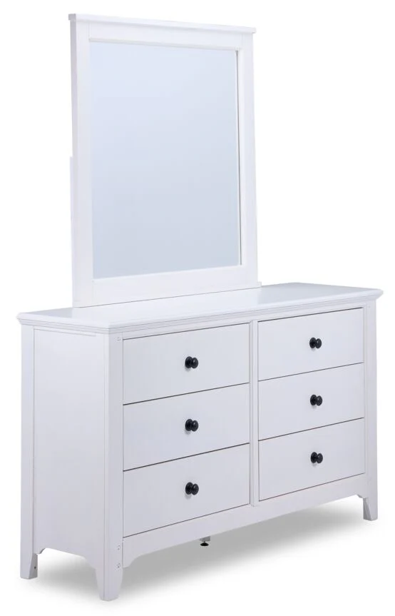 Twain 6-piece Full Bedroom Set - Sea Shell - Image 3