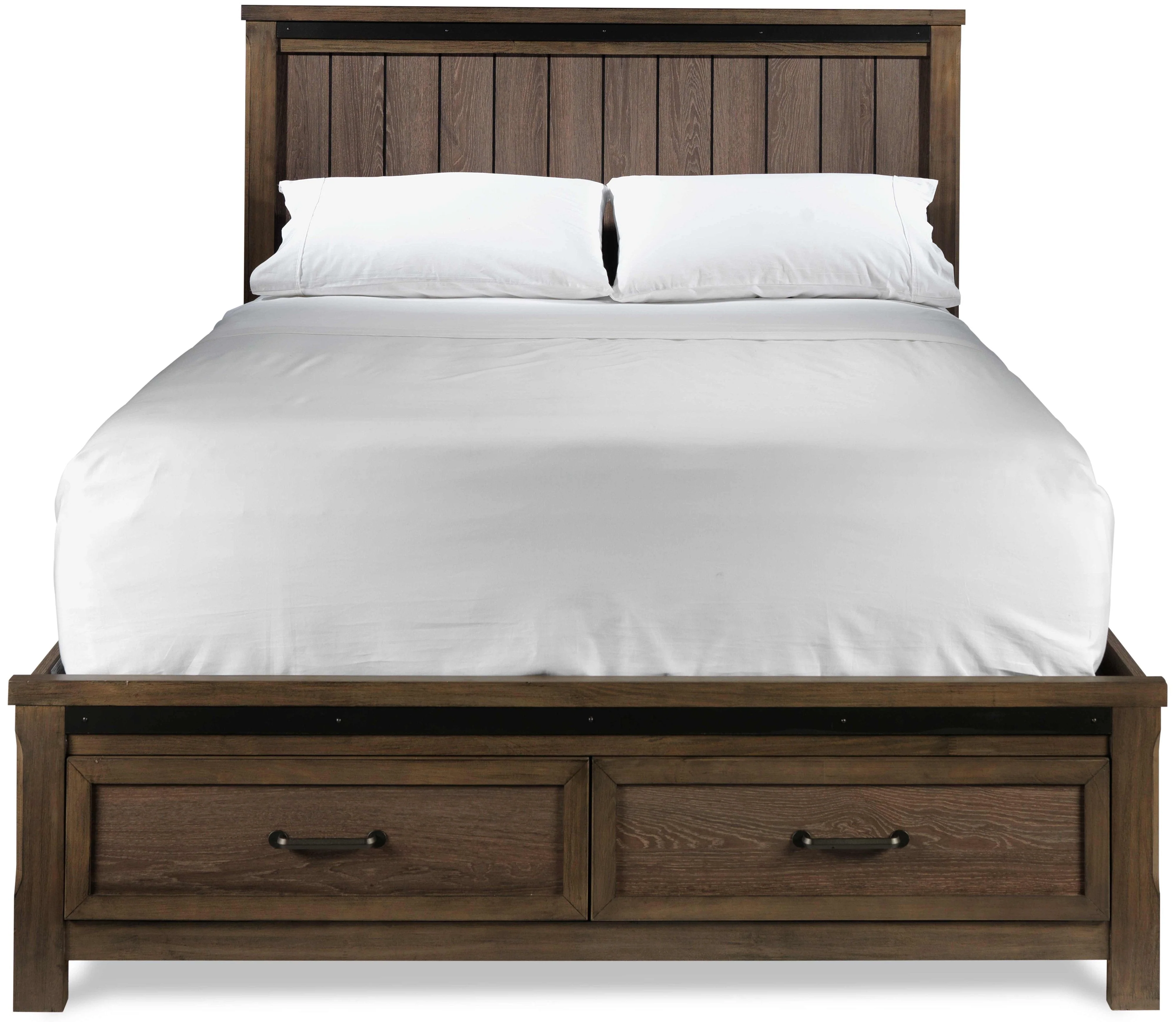 Verdandi King Bed - Rustic Oak - Image 3