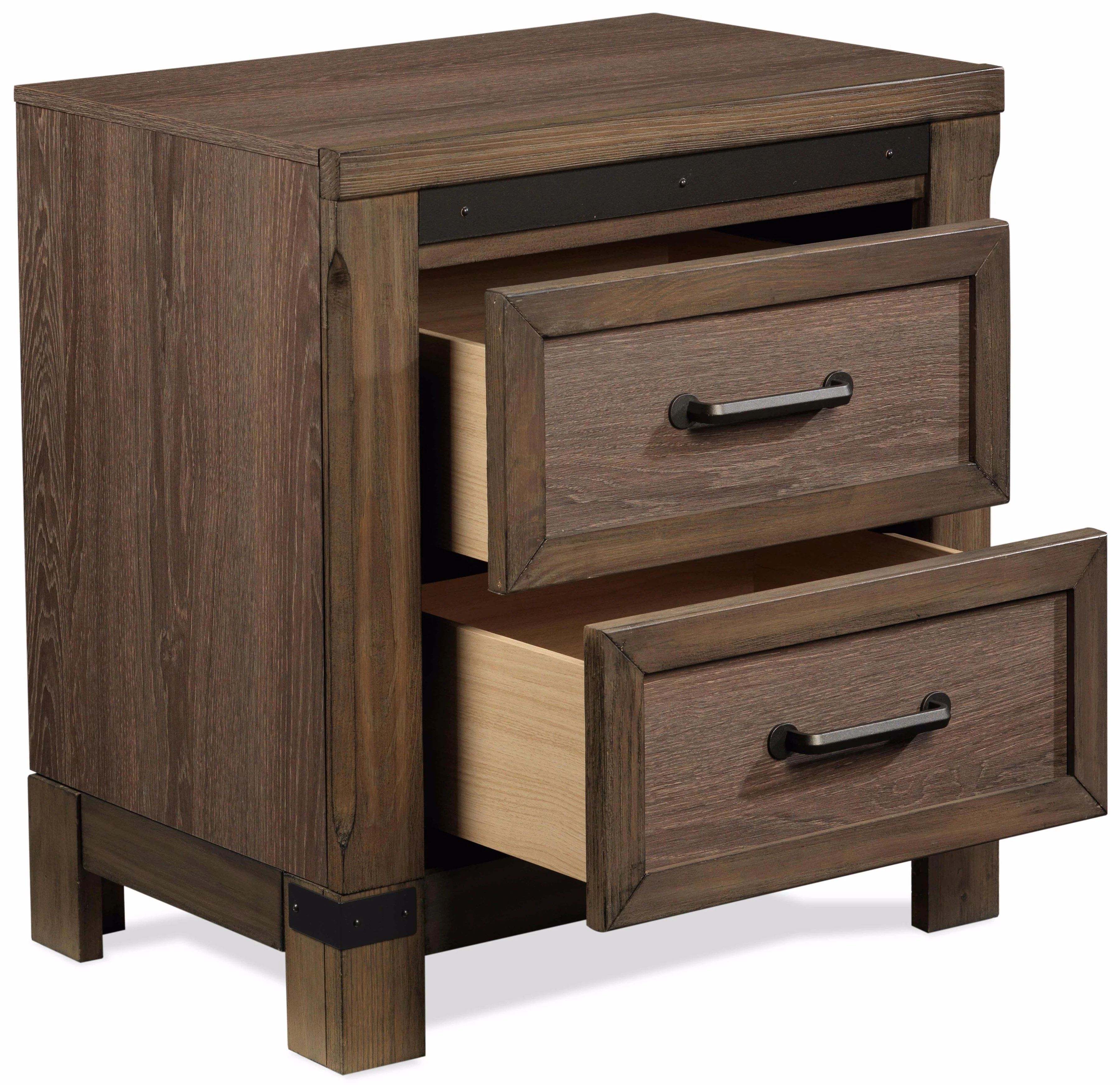 Verdandi Night Table - Rustic Oak - Image 2