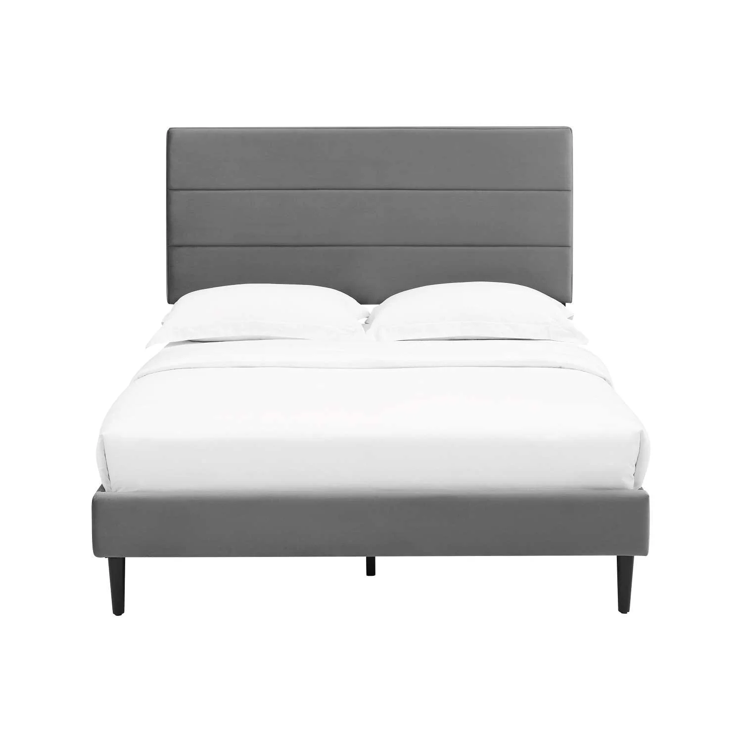 Victor King Bed - Grey - Image 3
