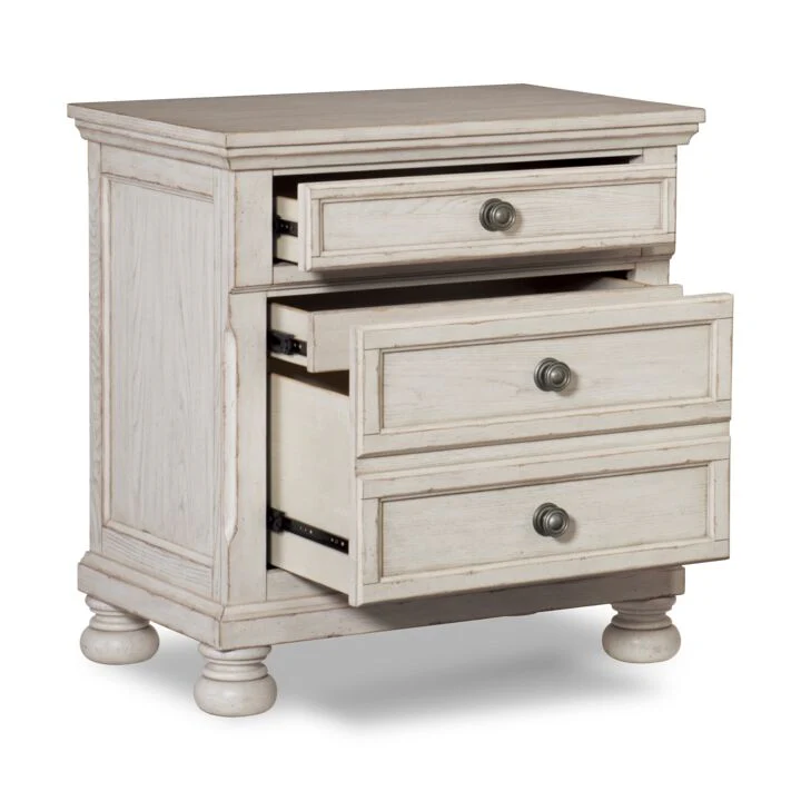 Viola Night Table - Antique White - Image 2
