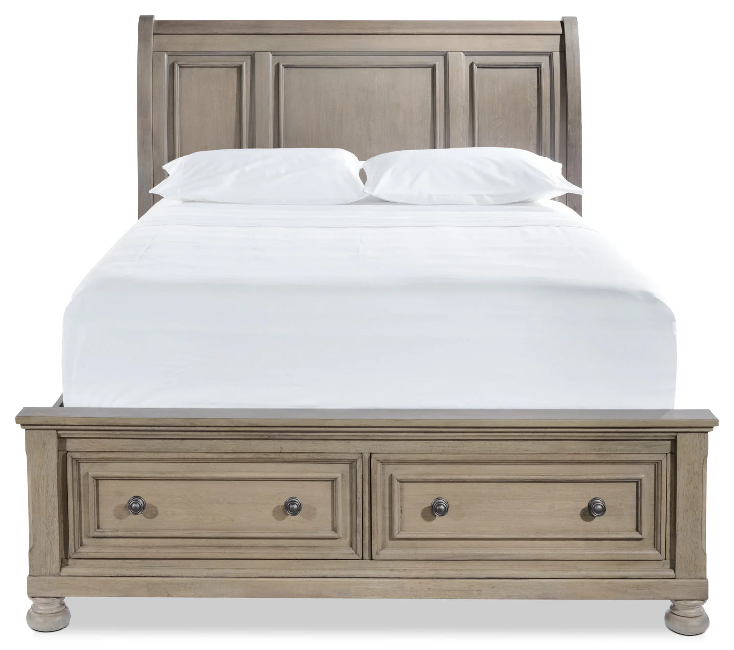 Viola Queen Bed - Grey - Image 3