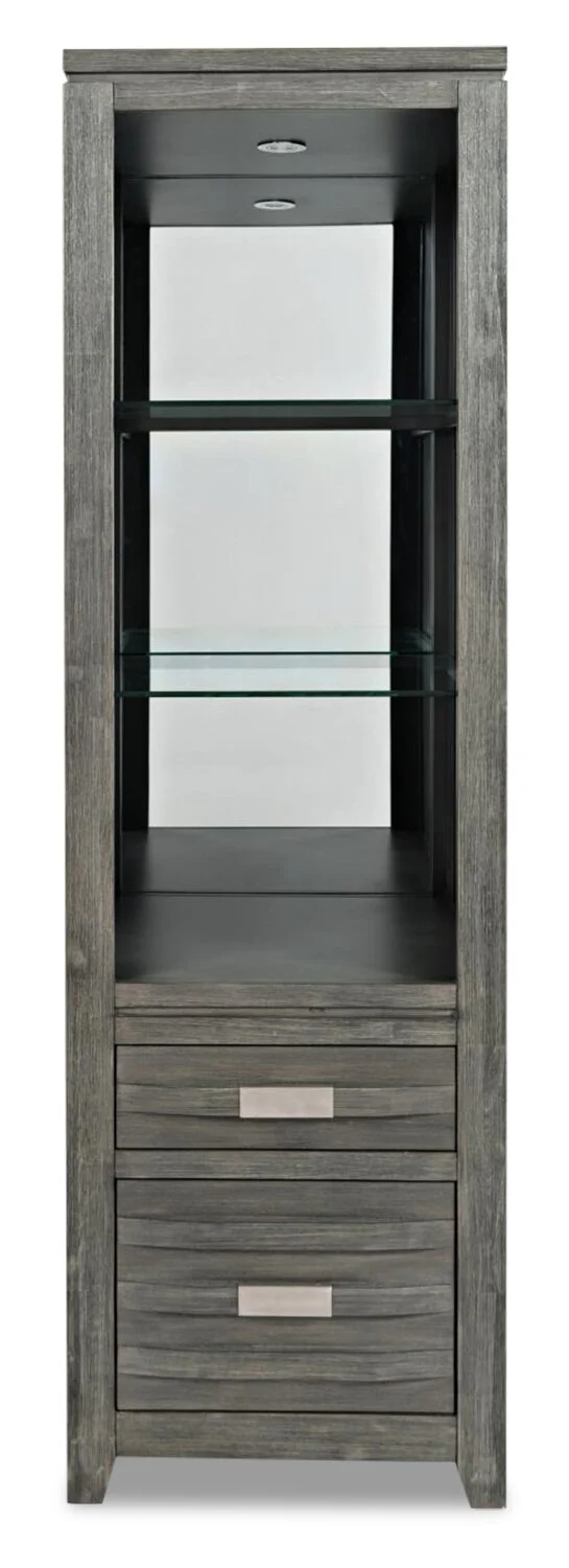 Vizela 3-Piece Entertainment Centre with 60" TV Opening - Grey - Image 3