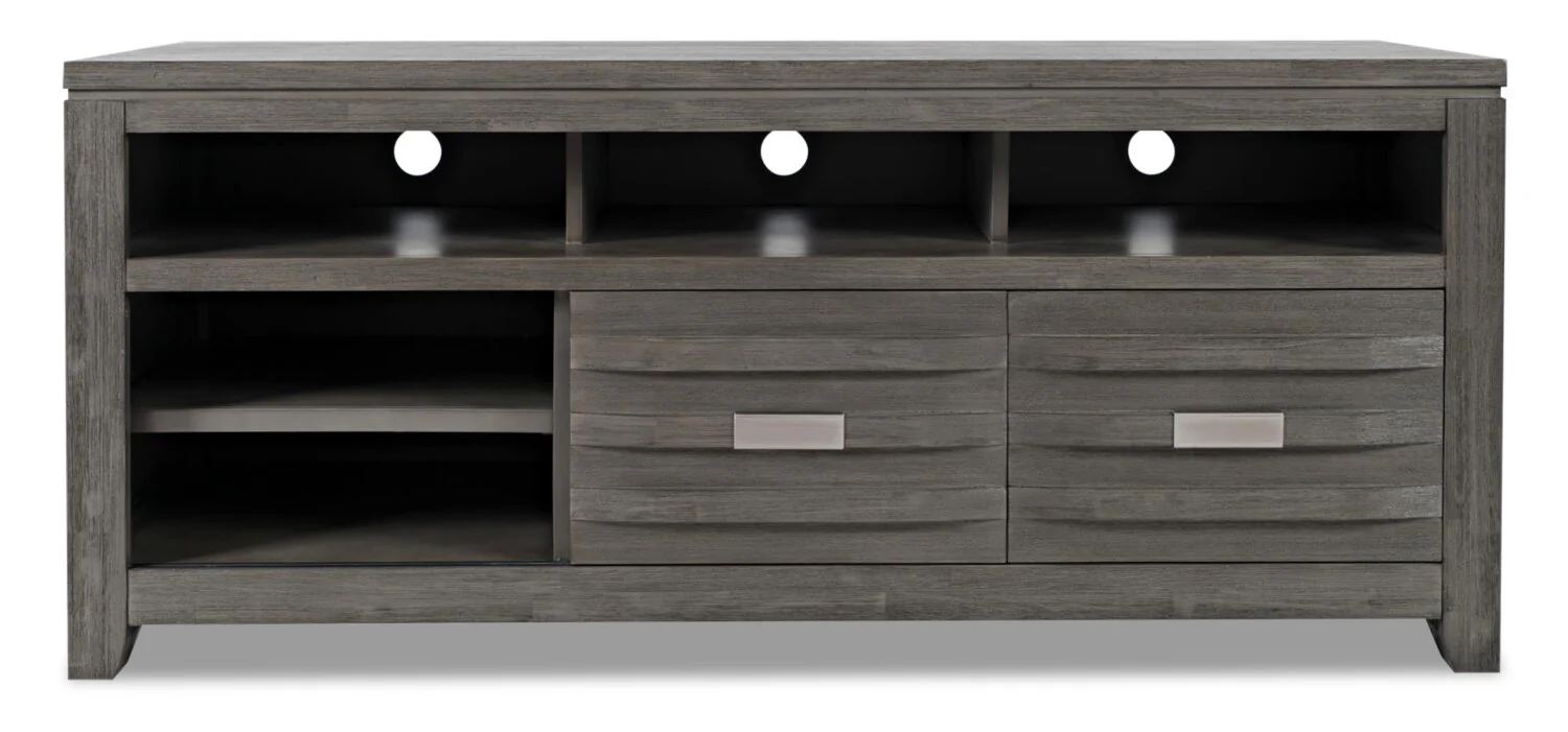Vizela 3-Piece Entertainment Centre with 60" TV Opening - Grey - Image 4