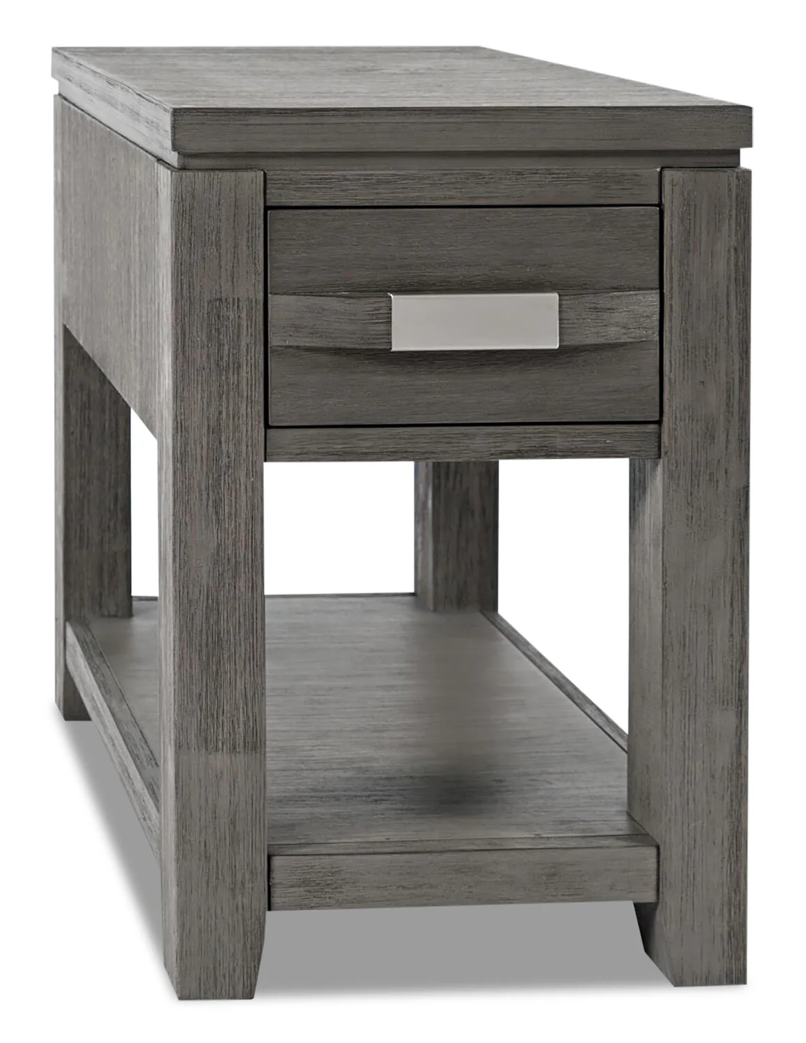 Vizela Chairside Table - Grey