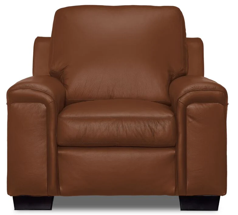 Webster Leather Chair - Saddle - Image 2