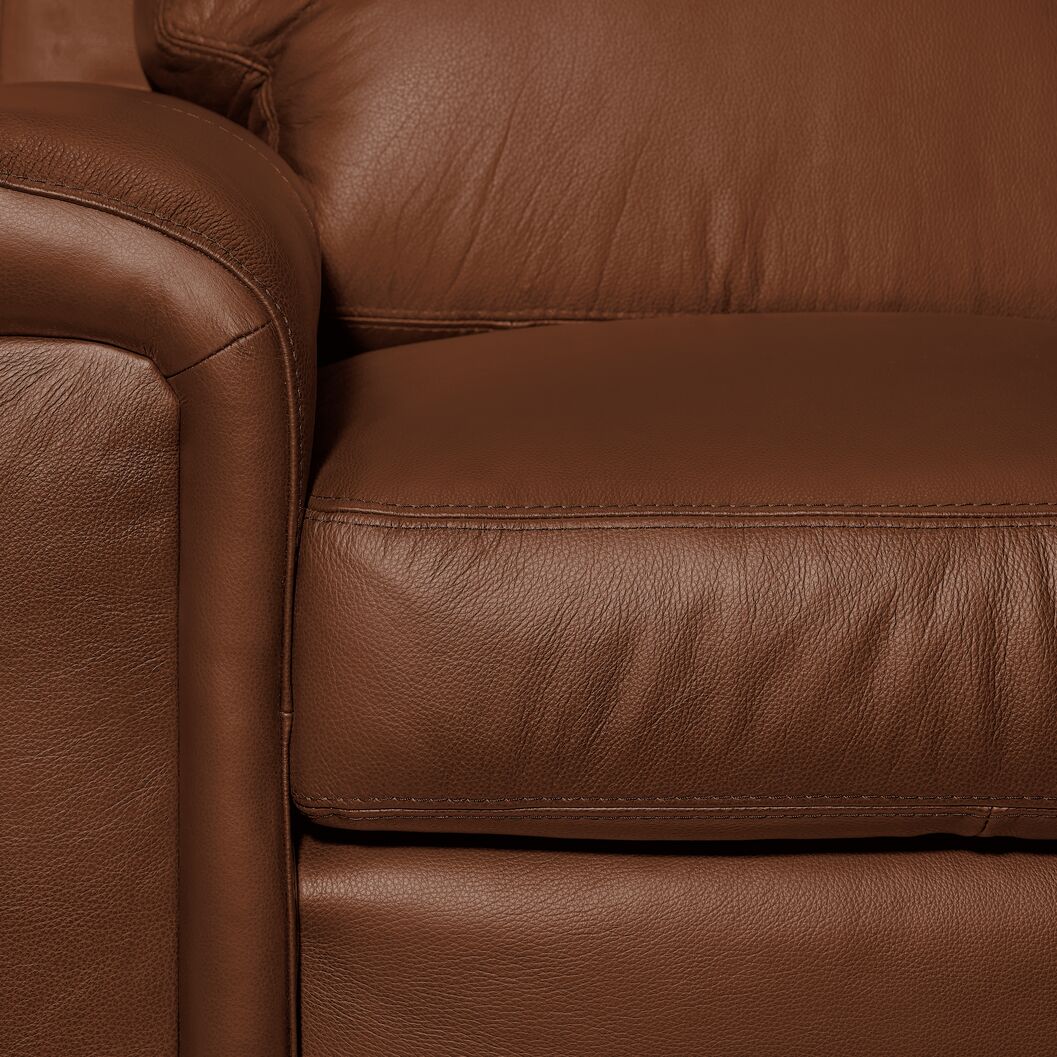 Webster Leather Chair - Saddle - Image 3