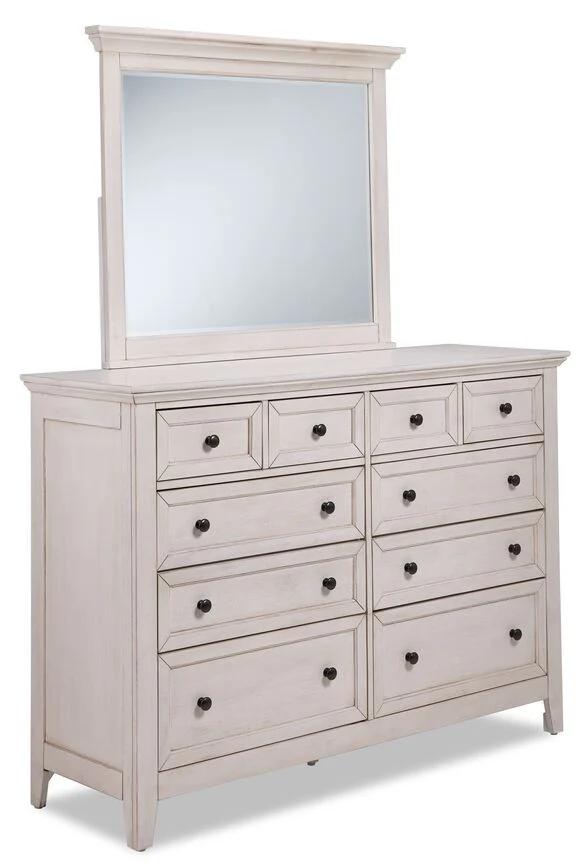 Wendell Mirror - Antique White
