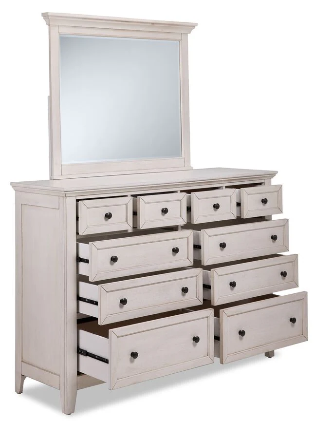Wendell Mirror - Antique White - Image 2