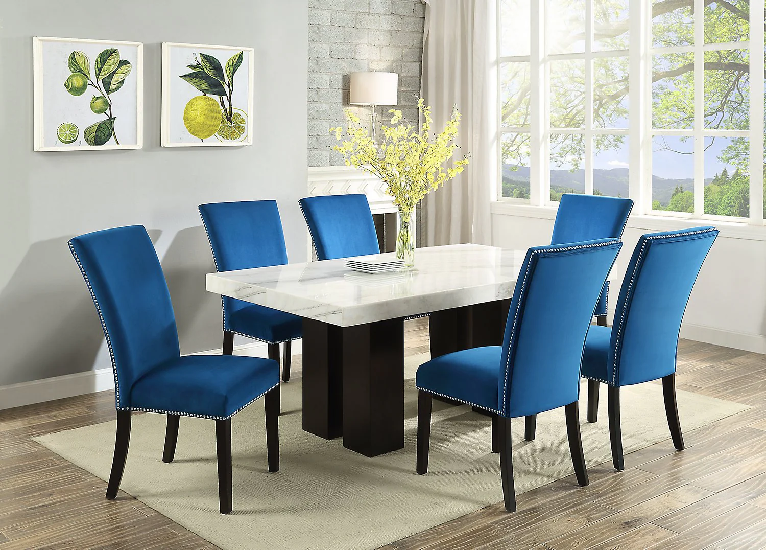 Westdale Dining Chair - Blue - Image 5