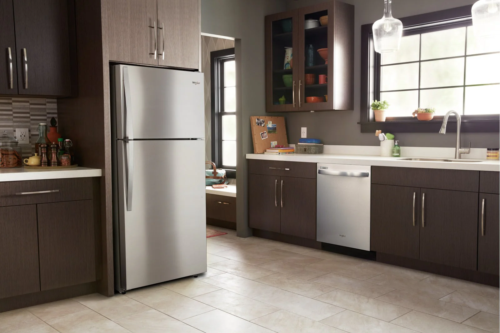 Whirlpool 14 Cu. Ft. Top-Freezer Refrigerator - WRT134TFDM - Image 4