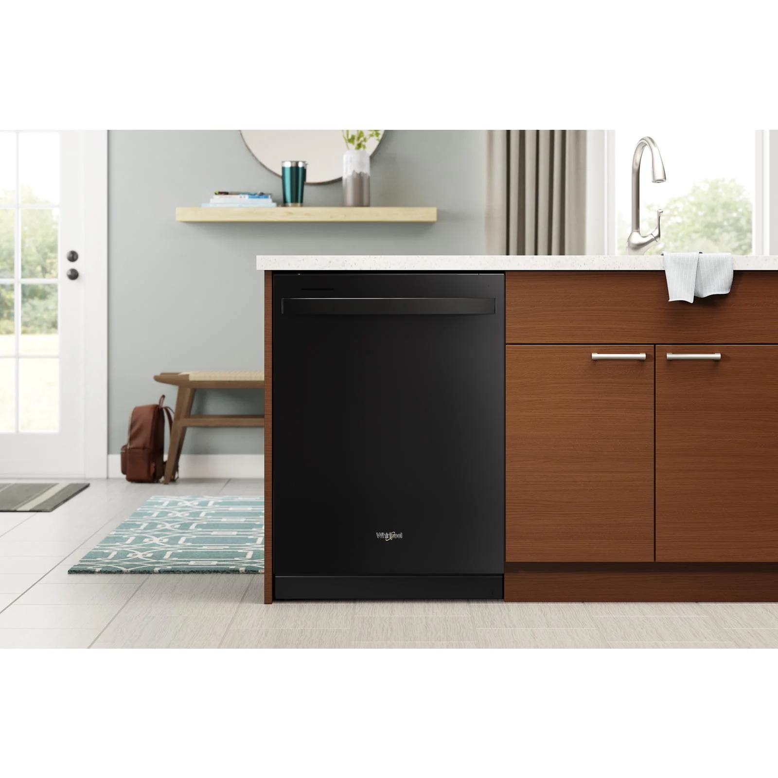 Whirlpool 24" Black Large Capacity Dishwasher with 3rd Rack (47 dBA) - WDT750SAKB - Image 7
