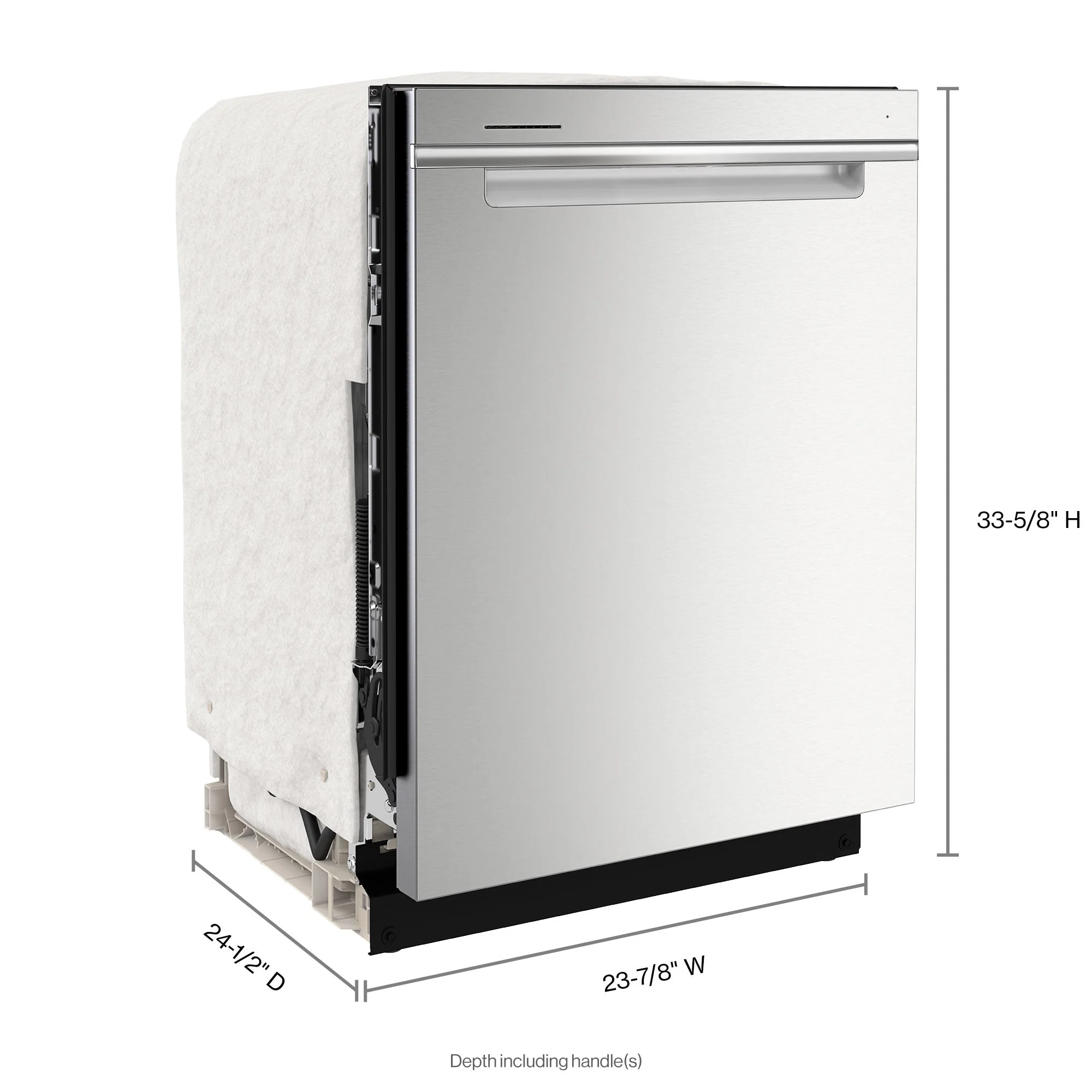 Whirlpool 24" Fingerprint Resistant Stainless Stee Dishwasher with 3rd Rack (47 dBA) - WDTA50SAKZ - Image 10