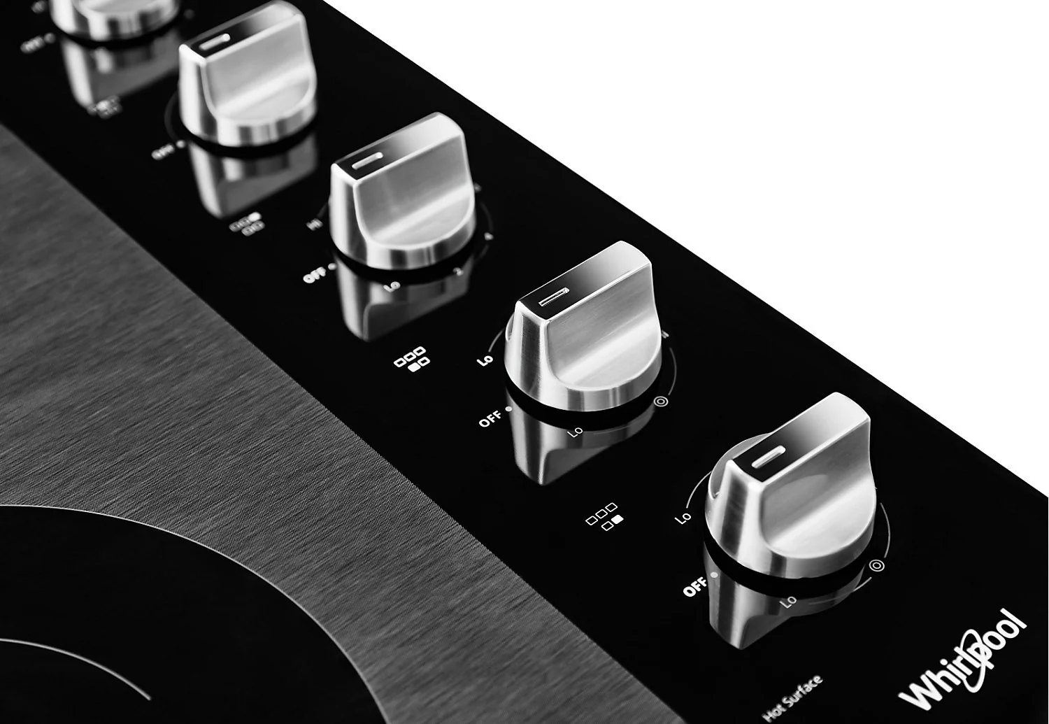 Whirlpool 30" Electric Ceramic Glass Cooktop with Two Dual Radiant Elements - WCE77US0HS - Image 2