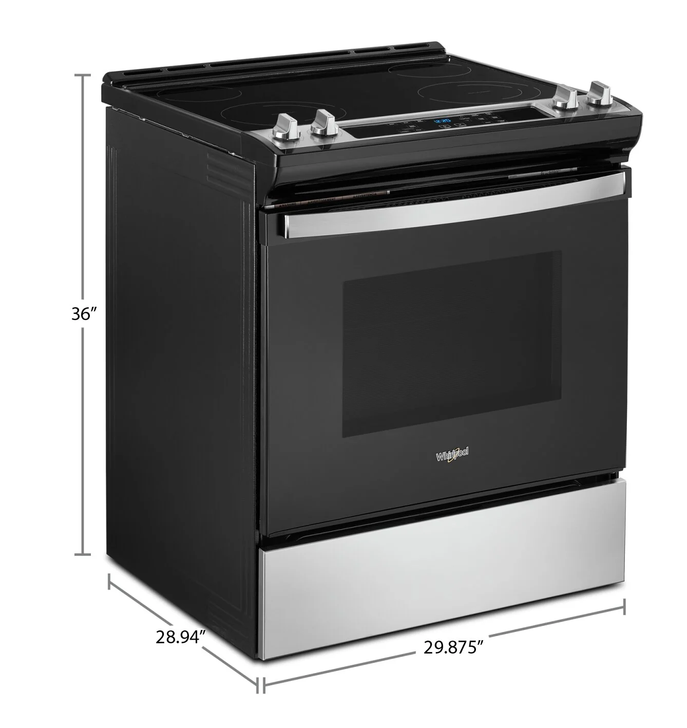 Whirlpool 4.8 Cu. Ft. Electric Range with Frozen Bake™ - YWEE515S0LS - Image 9