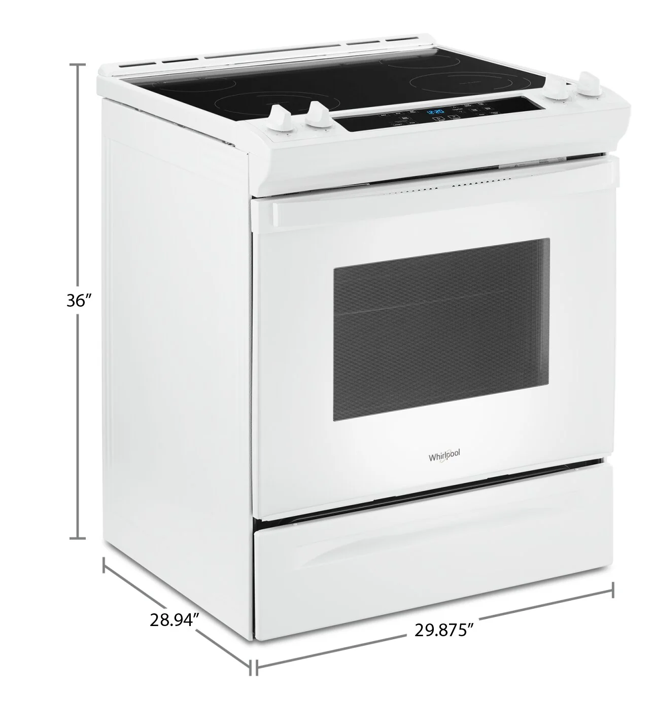Whirlpool 4.8 Cu. Ft. Electric Range with Frozen Bake™ - YWEE515S0LW - Image 9